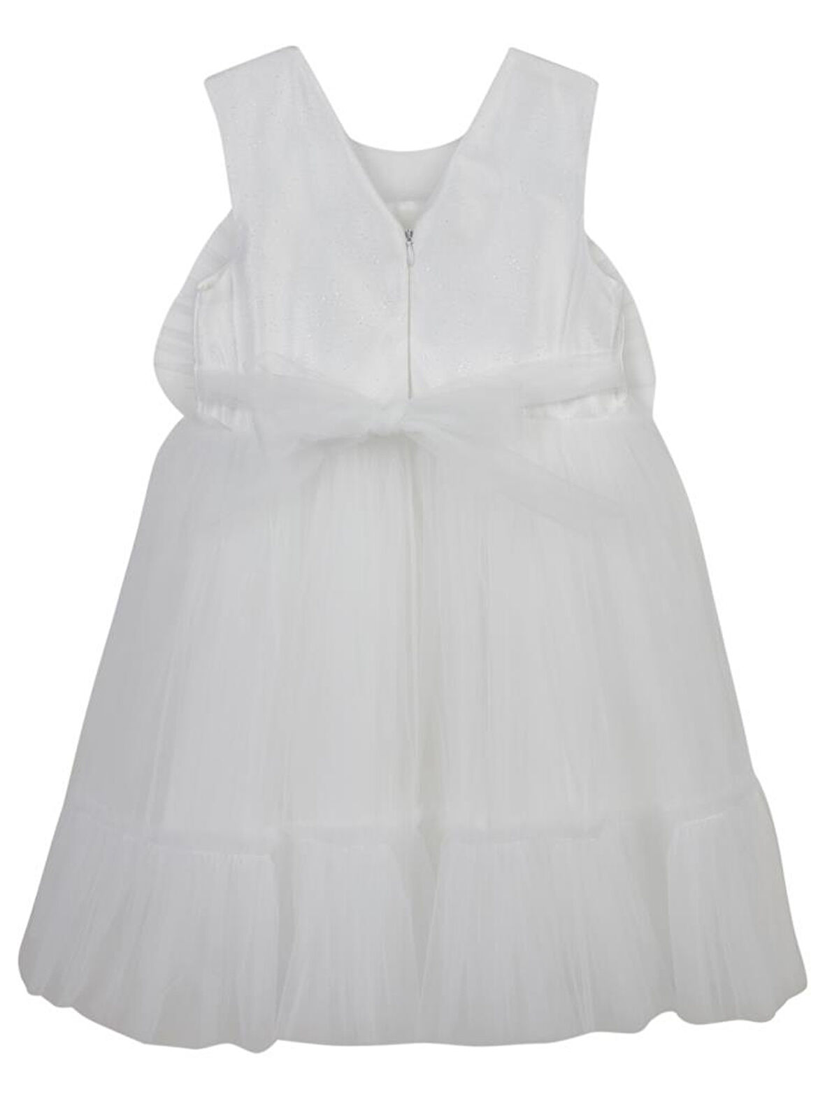 Civil Girls 6-9 Yaş Abiye - Beyaz 9-10 Yaş
