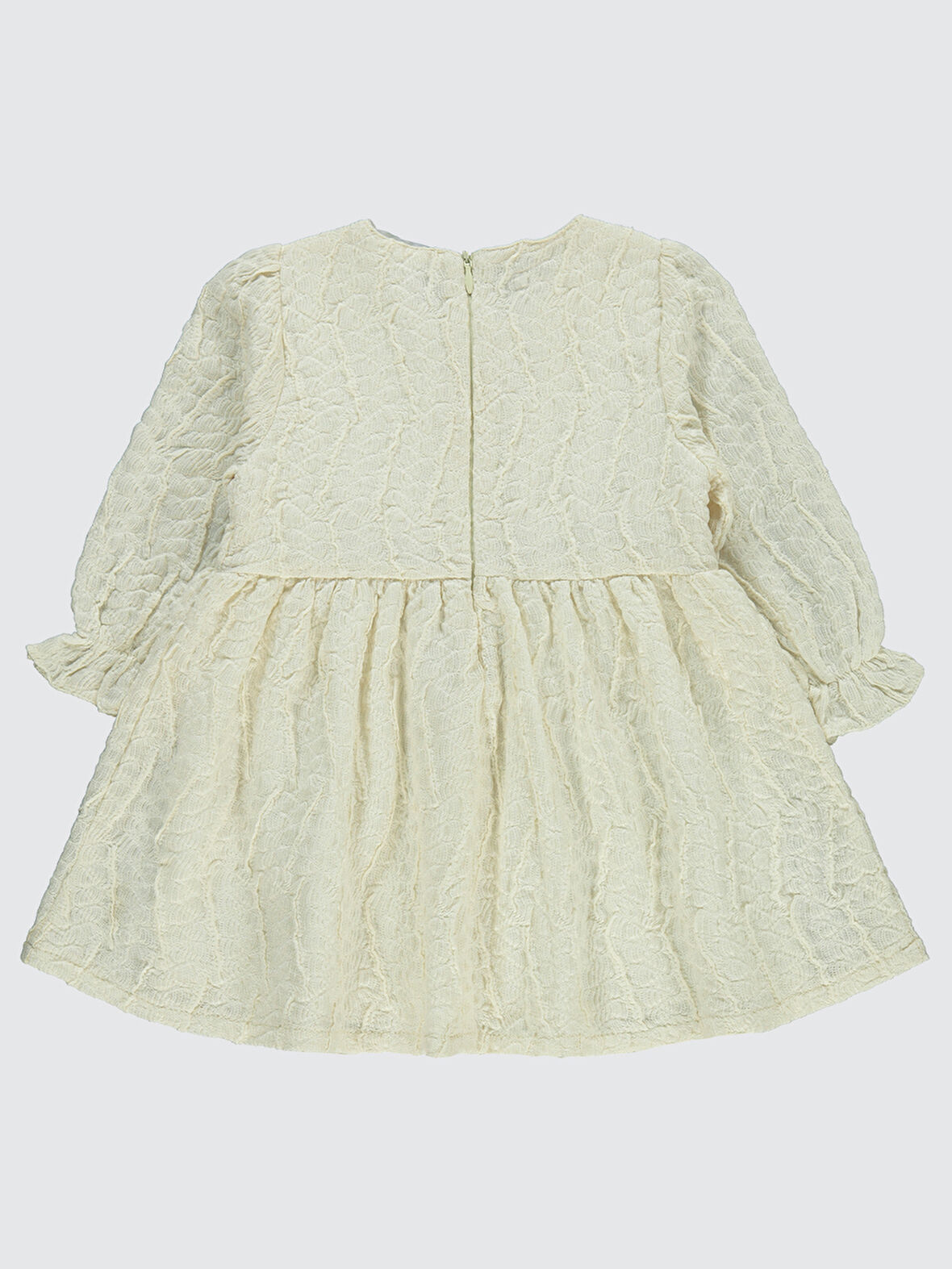 Civil Baby Kız Bebek Elbise 6-18 Ay Ekru