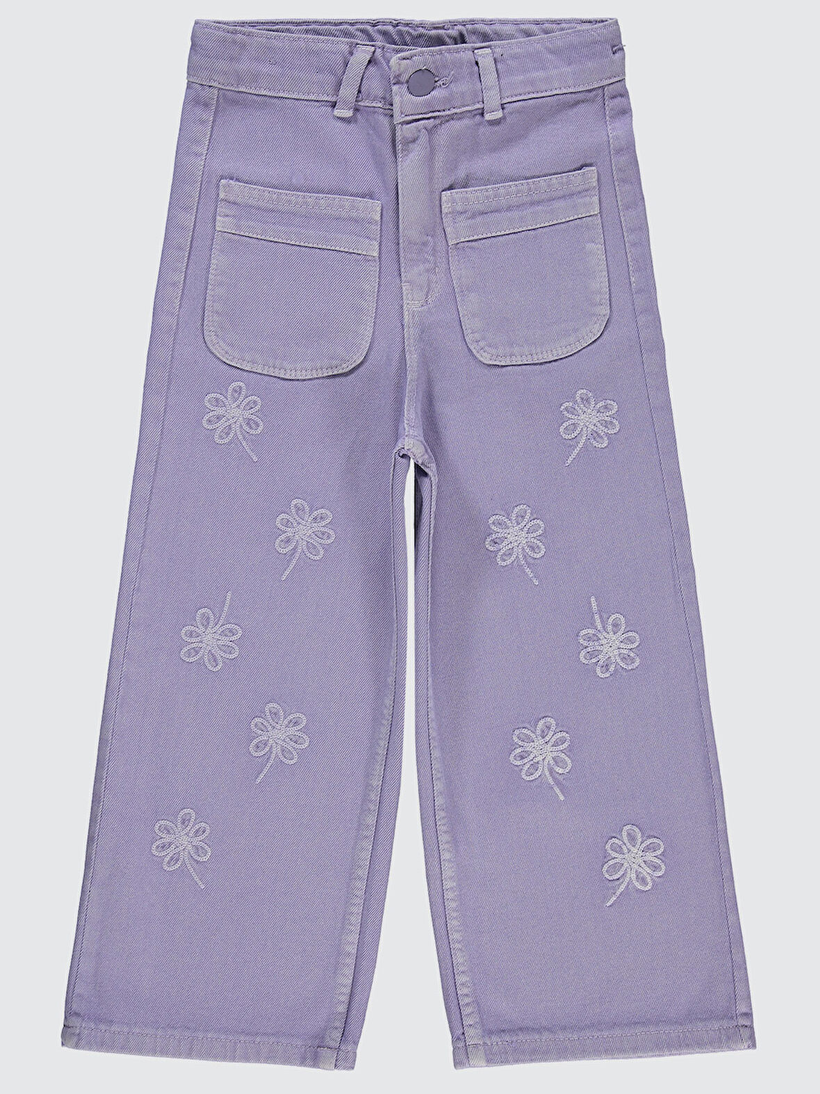 Civil Girls Kız Çocuk Pantolon 6-9 Yaş Lila