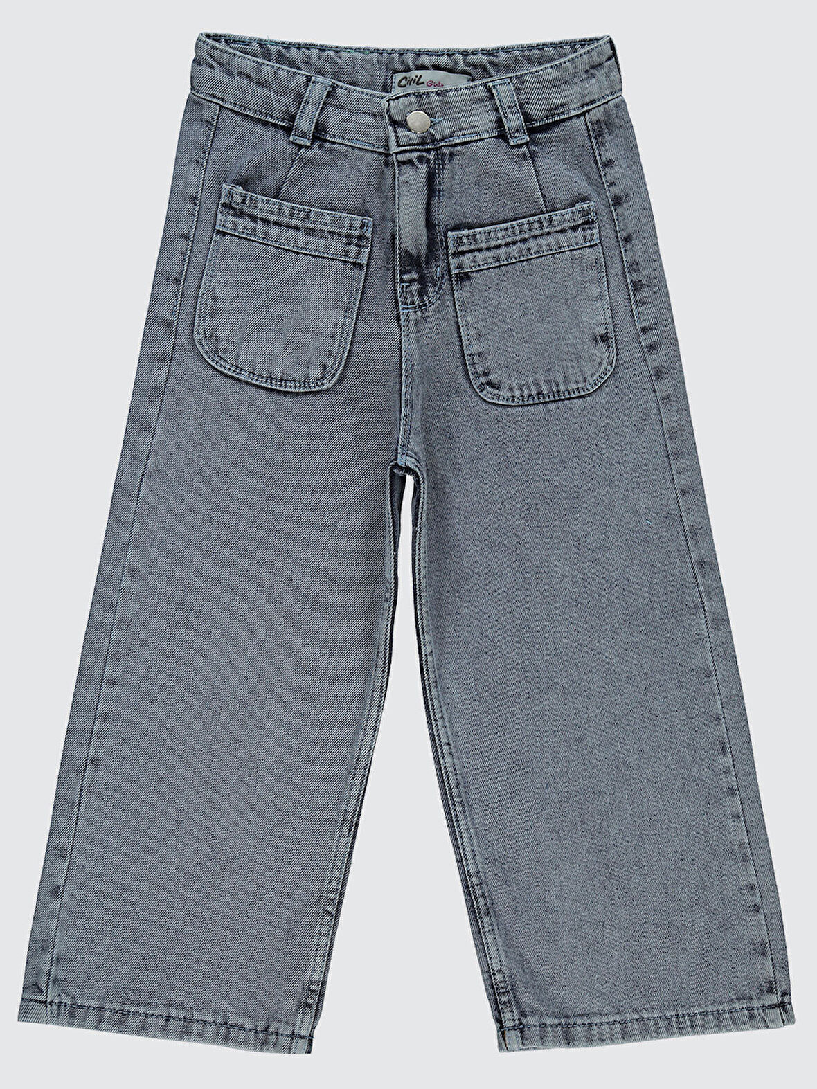 Civil Girls Kız Çocuk Pantolon 6-9 Yaş Mavi