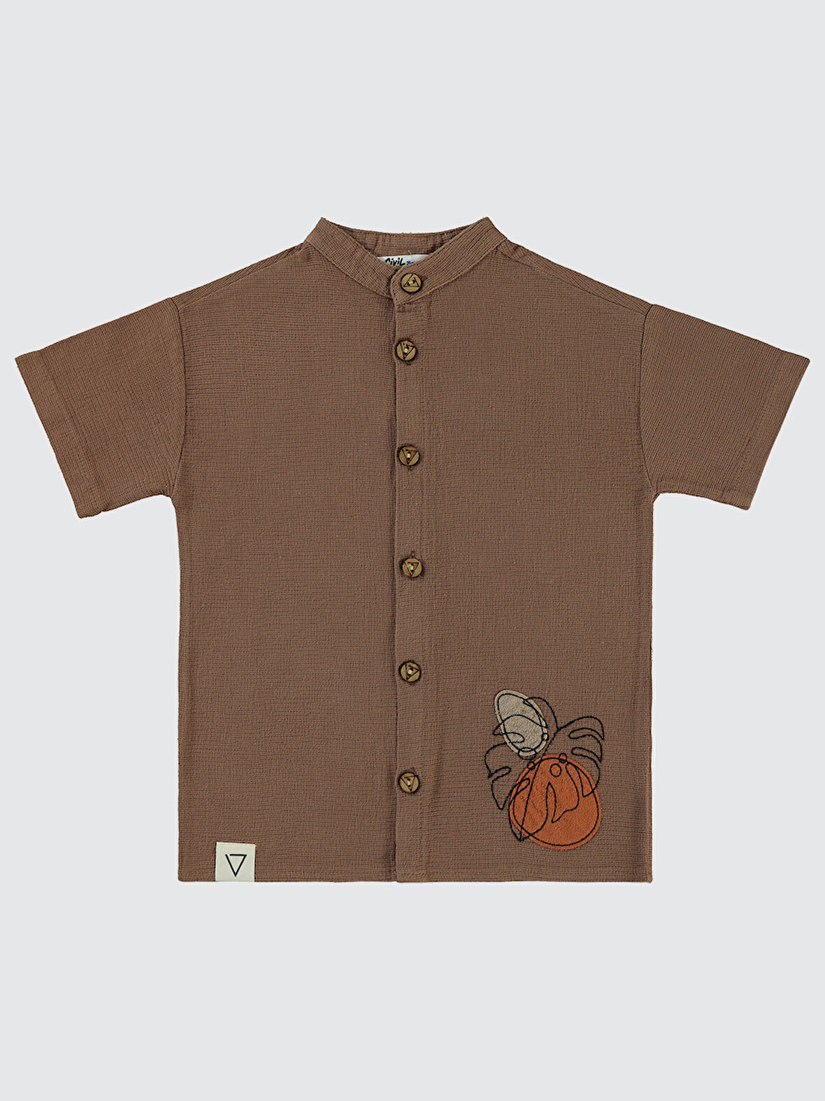 Civil Boys Erkek Çocuk Gömlek 6-9 Yaş Kahve