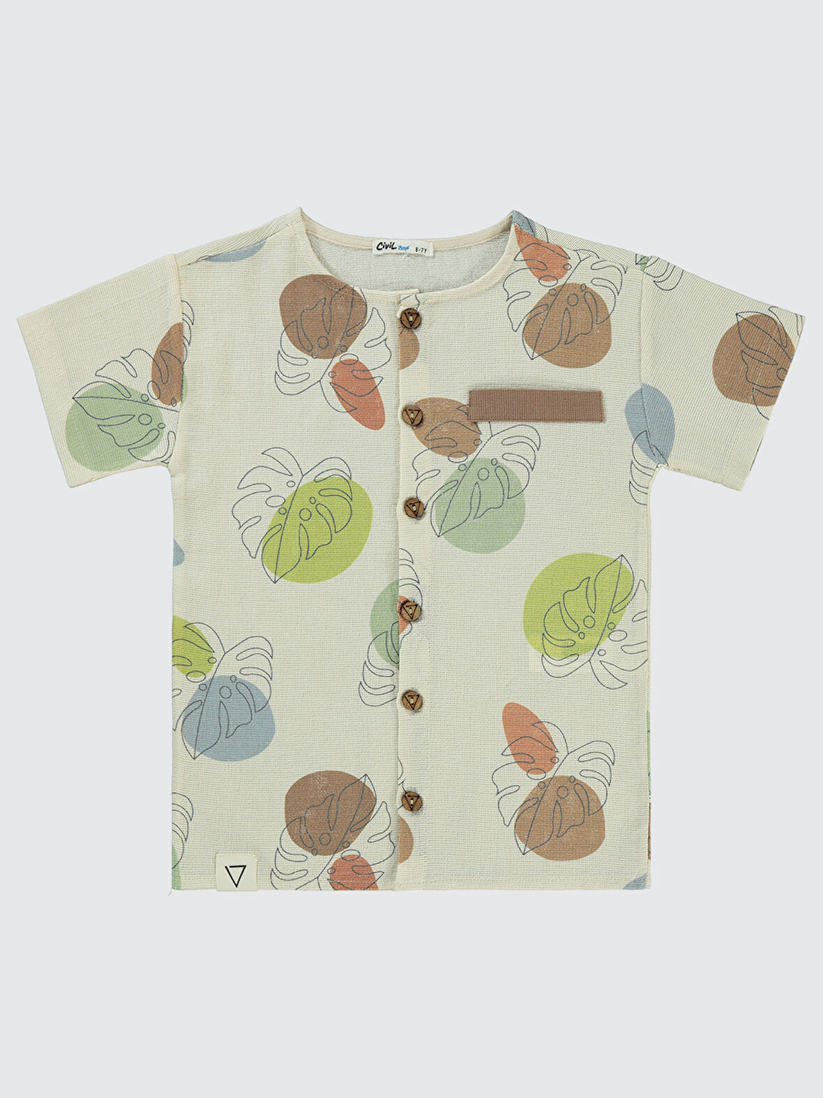 Civil Boys Erkek Çocuk Gömlek 6-9 Yaş Ekru