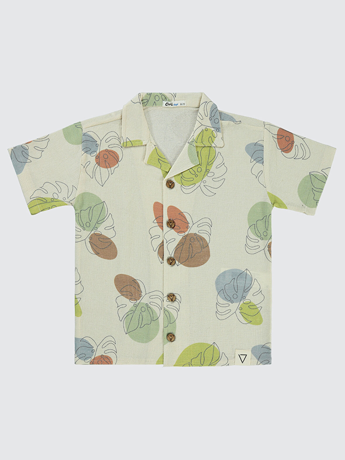 Civil Boys Erkek Çocuk Gömlek 6-9 Yaş Ekru