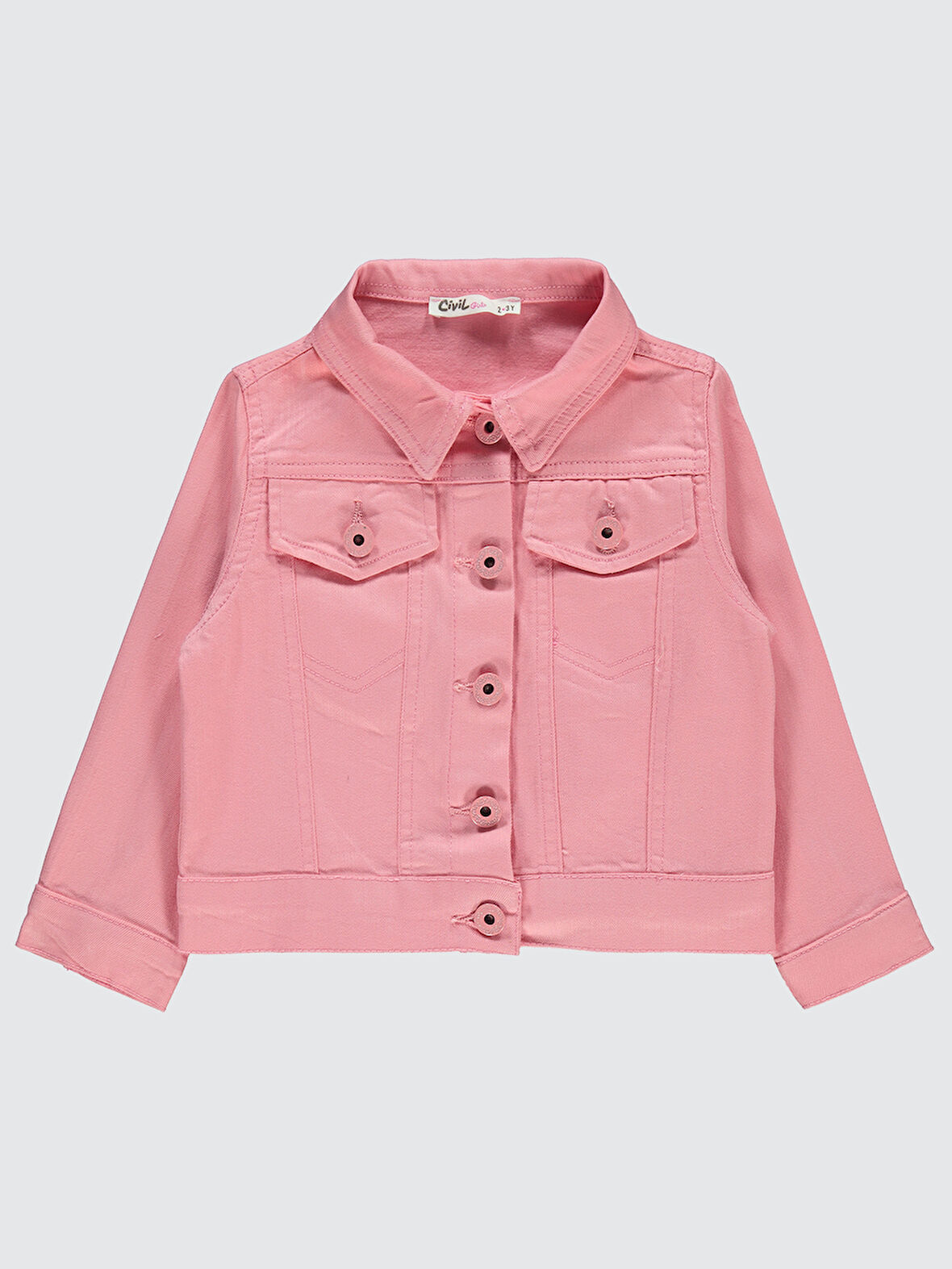 Civil Girls Kız Çocuk Ceket 2-5 Yaş Pembe