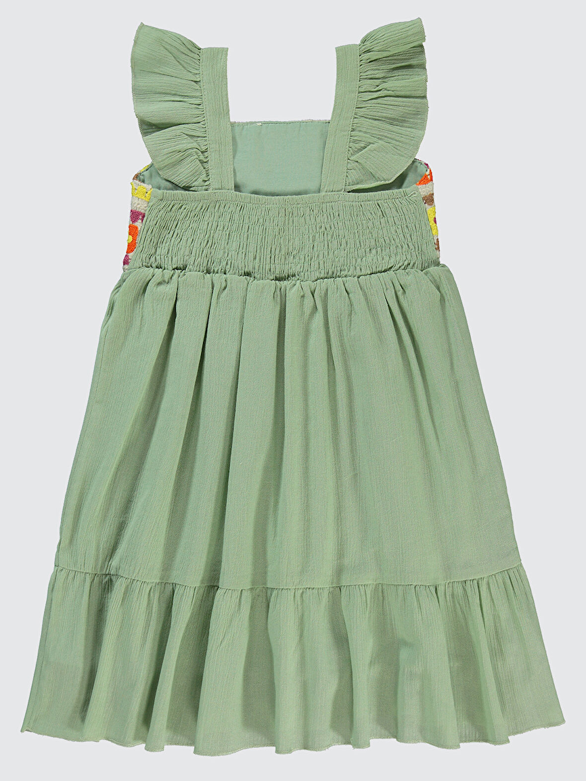 Civil Girls Kız Çocuk Elbise 6-9 Yaş Çağla Yeşili