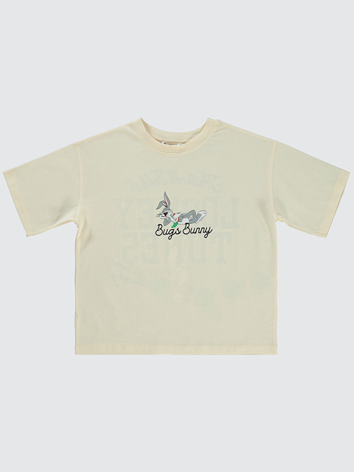 Bugs Bunny Kız Çocuk Tişört 6-9 Yaş FilDişi