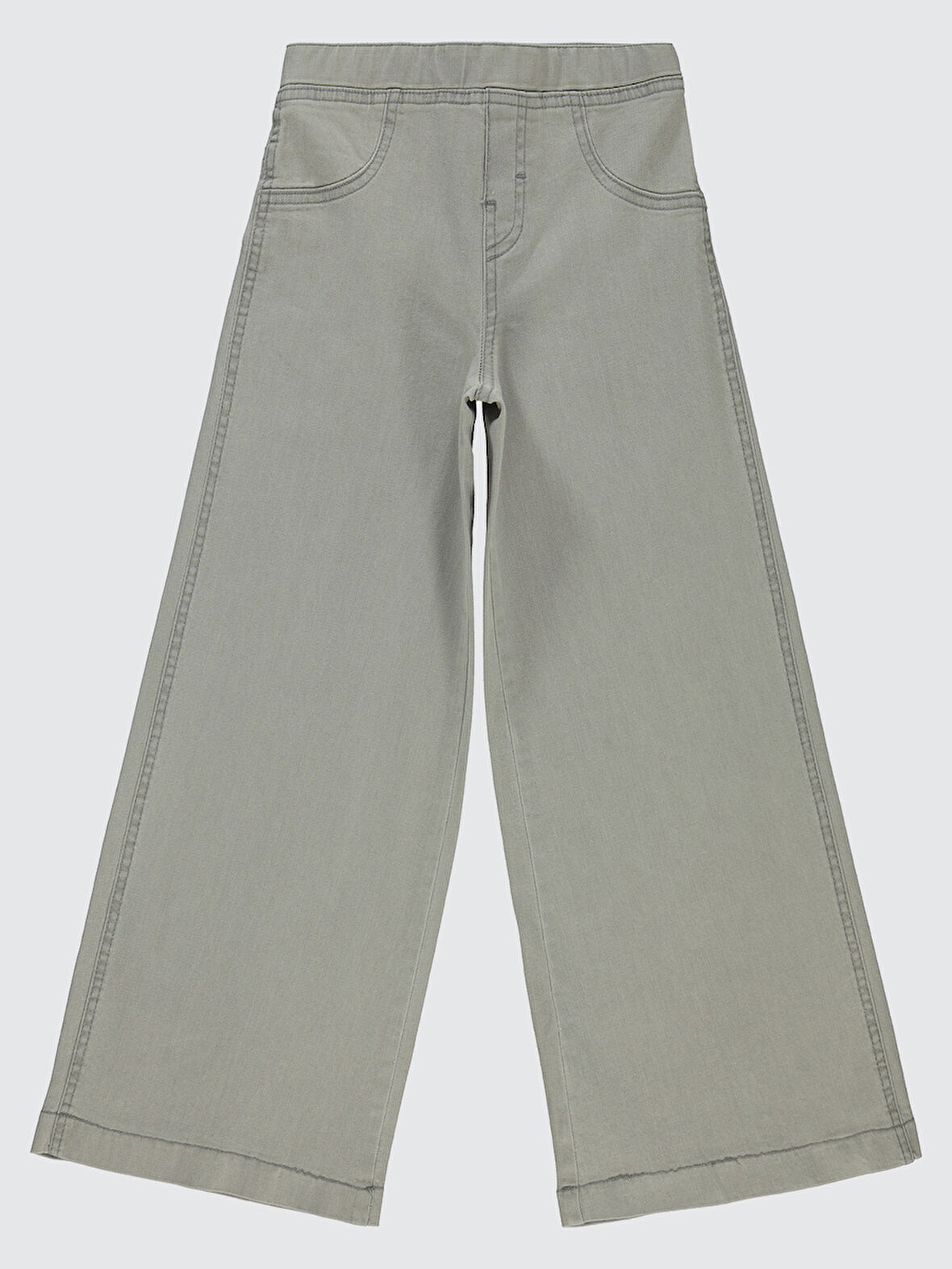 Civil Girls Kız Çocuk Pantolon 6-9 Yaş Füme