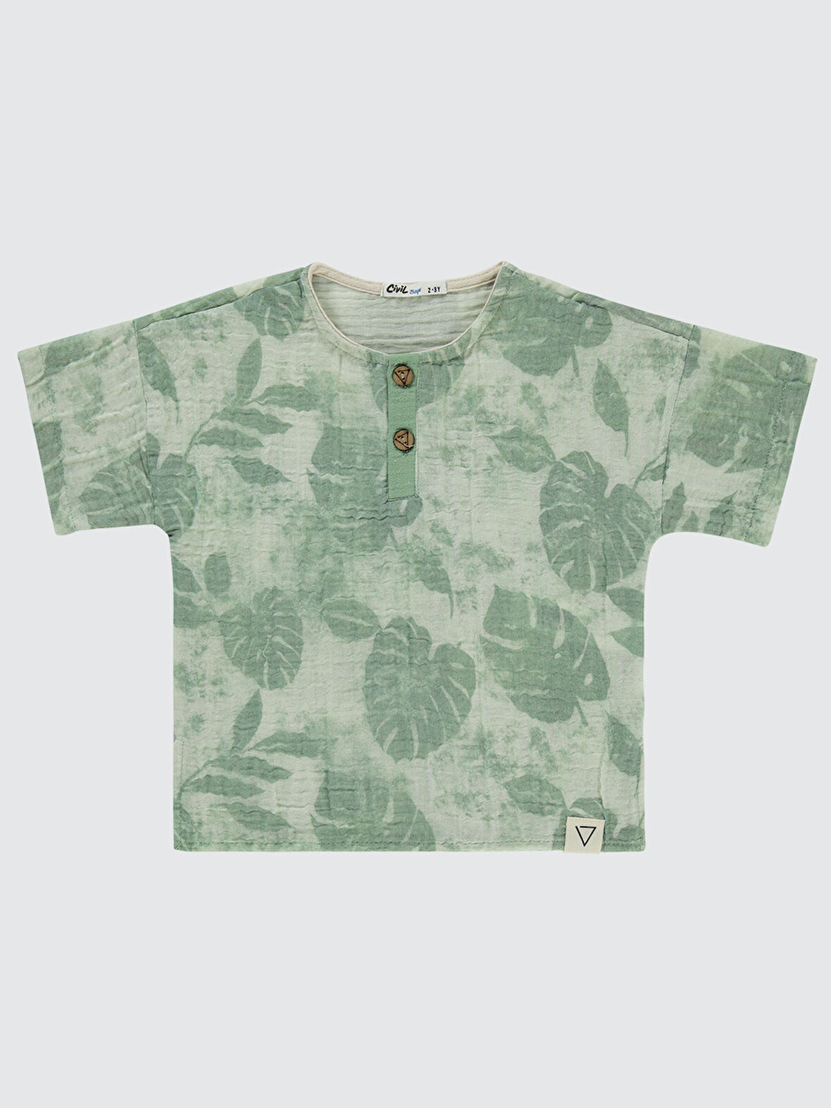 Civil Boys Erkek Çocuk Gömlek 2-5 Yaş Haki