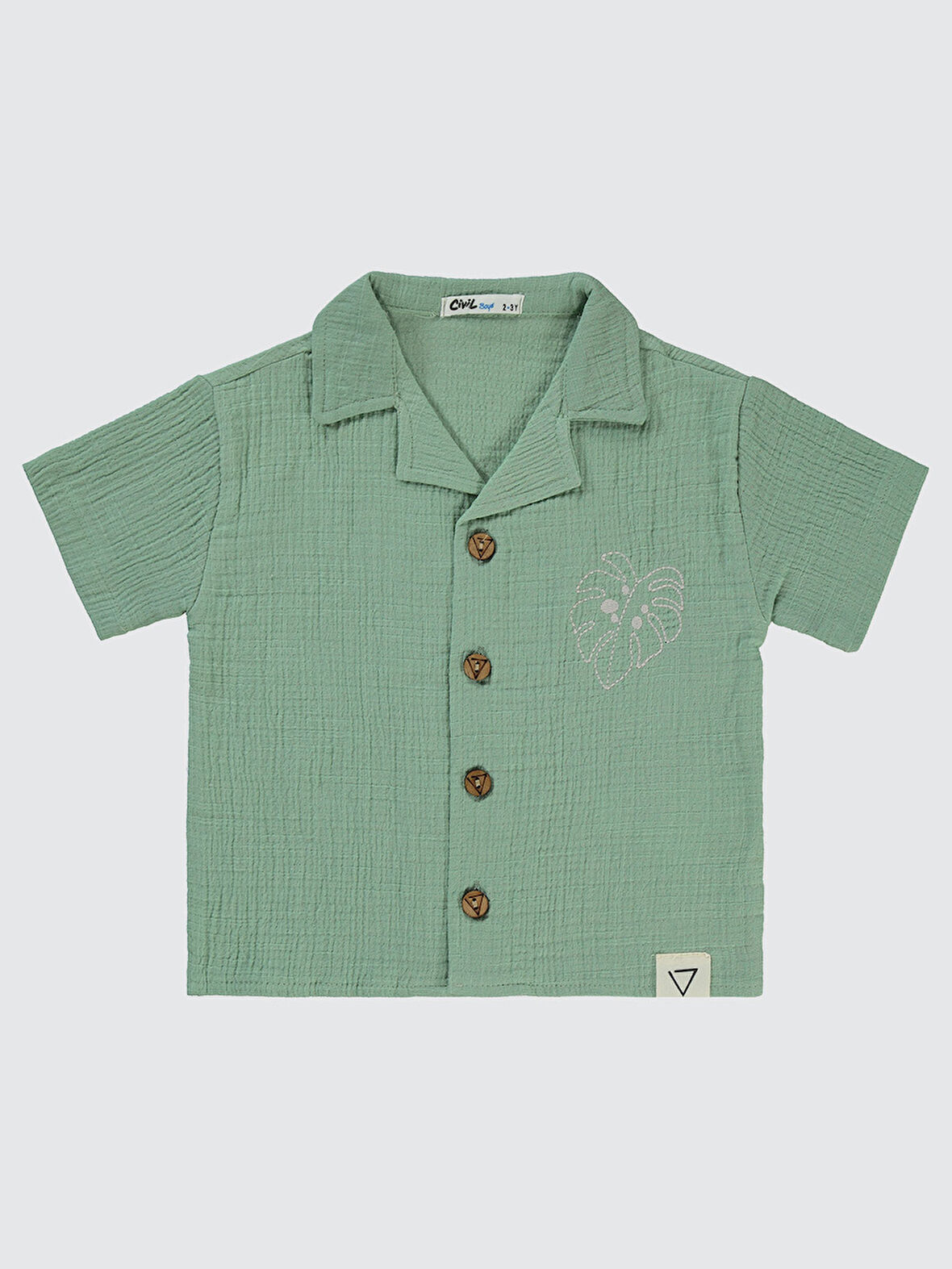 Civil Boys Erkek Çocuk Gömlek 2-5 Yaş Haki