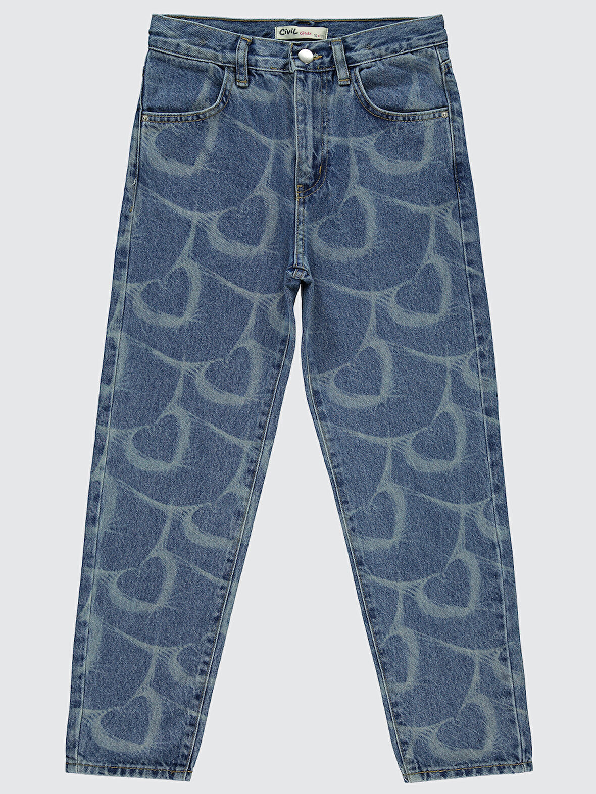 Civil Girls Kız Çocuk Pantolon 10-13 Yaş Açık Mavi