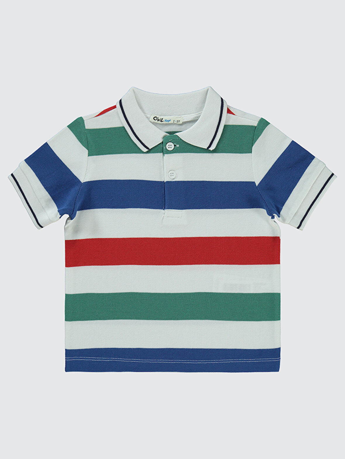 Civil Boys Erkek Çocuk Tişört 2-5 Yaş Beyaz