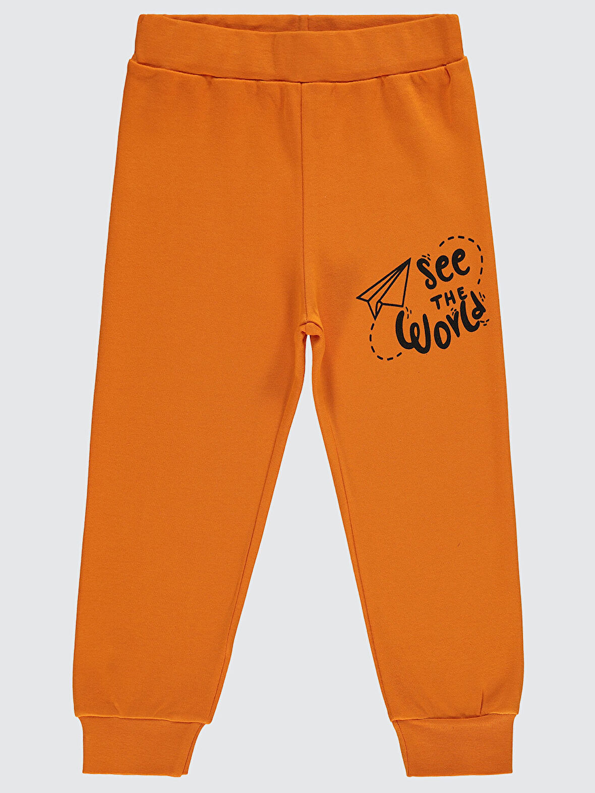 Civil Boys Erkek Çocuk Eşofman Altı 2-5 Yaş Koyu Oranj