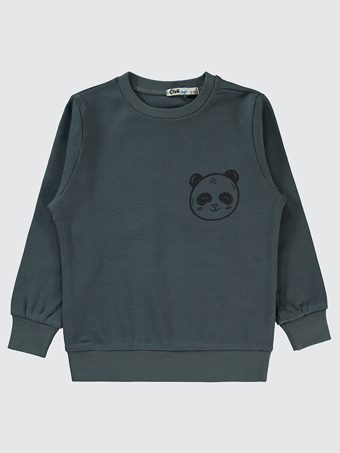 Civil Boys Erkek Çocuk Sweatshirt 2-5 Yaş Antrasit