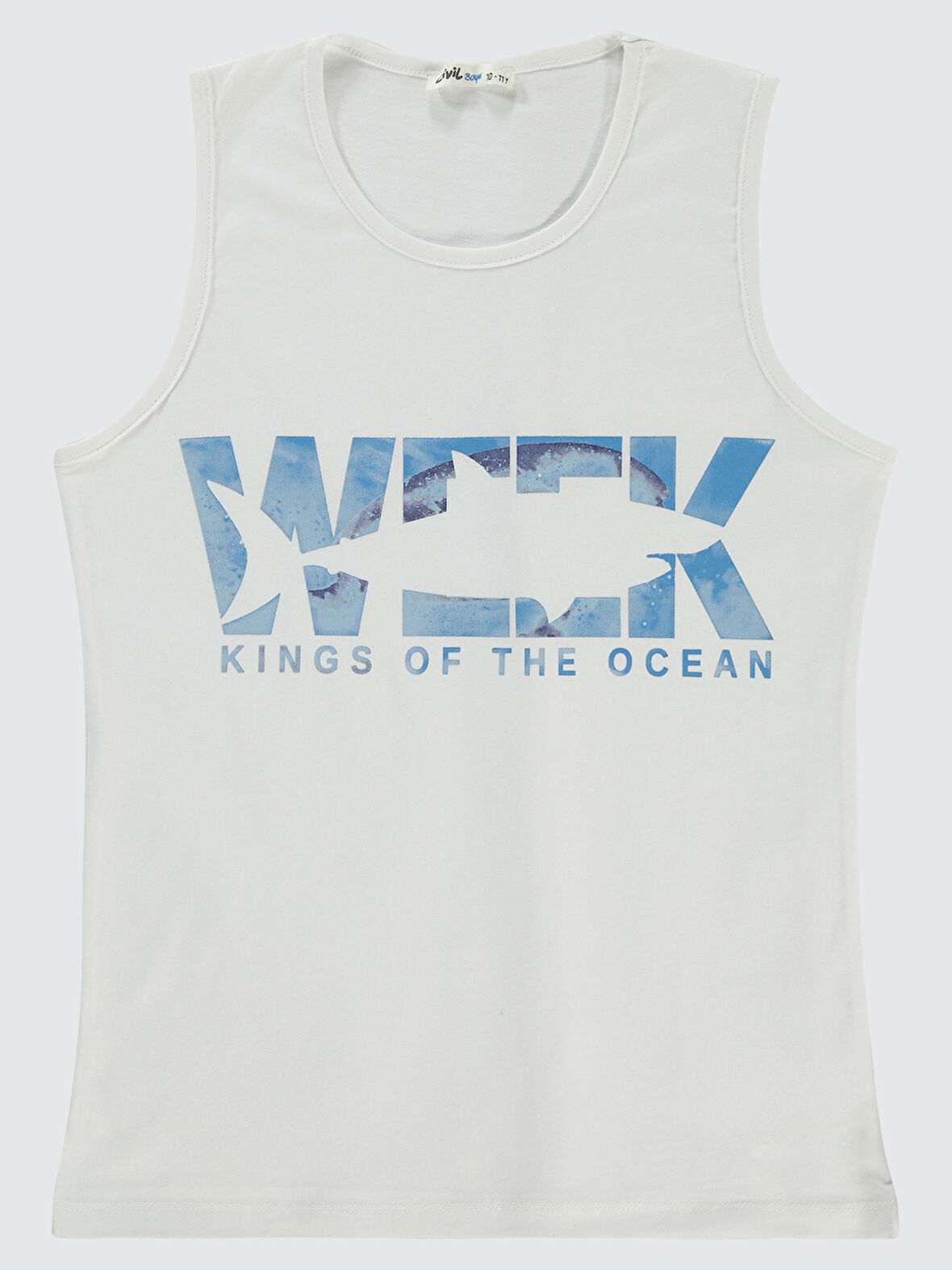 Civil Boys Erkek Çocuk Tişört 10-13 Yaş Beyaz