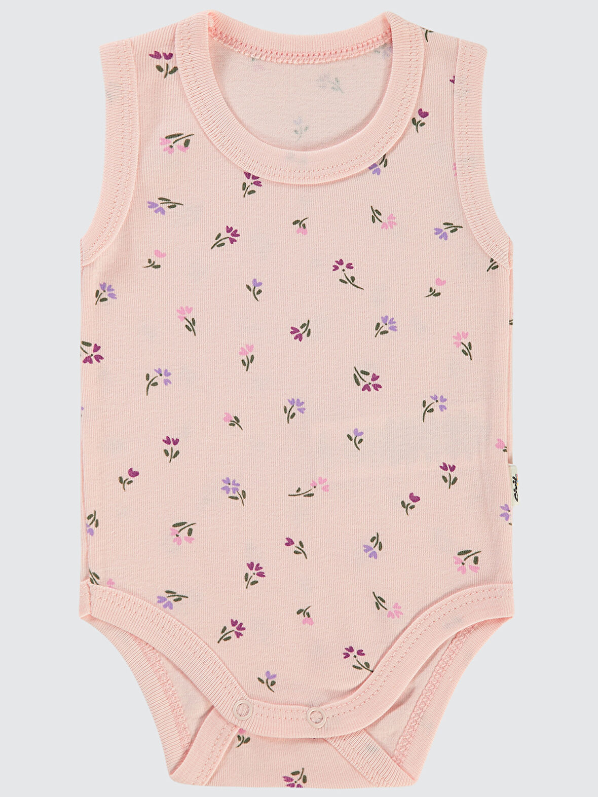 Civil Baby Kız Bebek Çıtçıtlı Badi 1-36 Ay Pembe