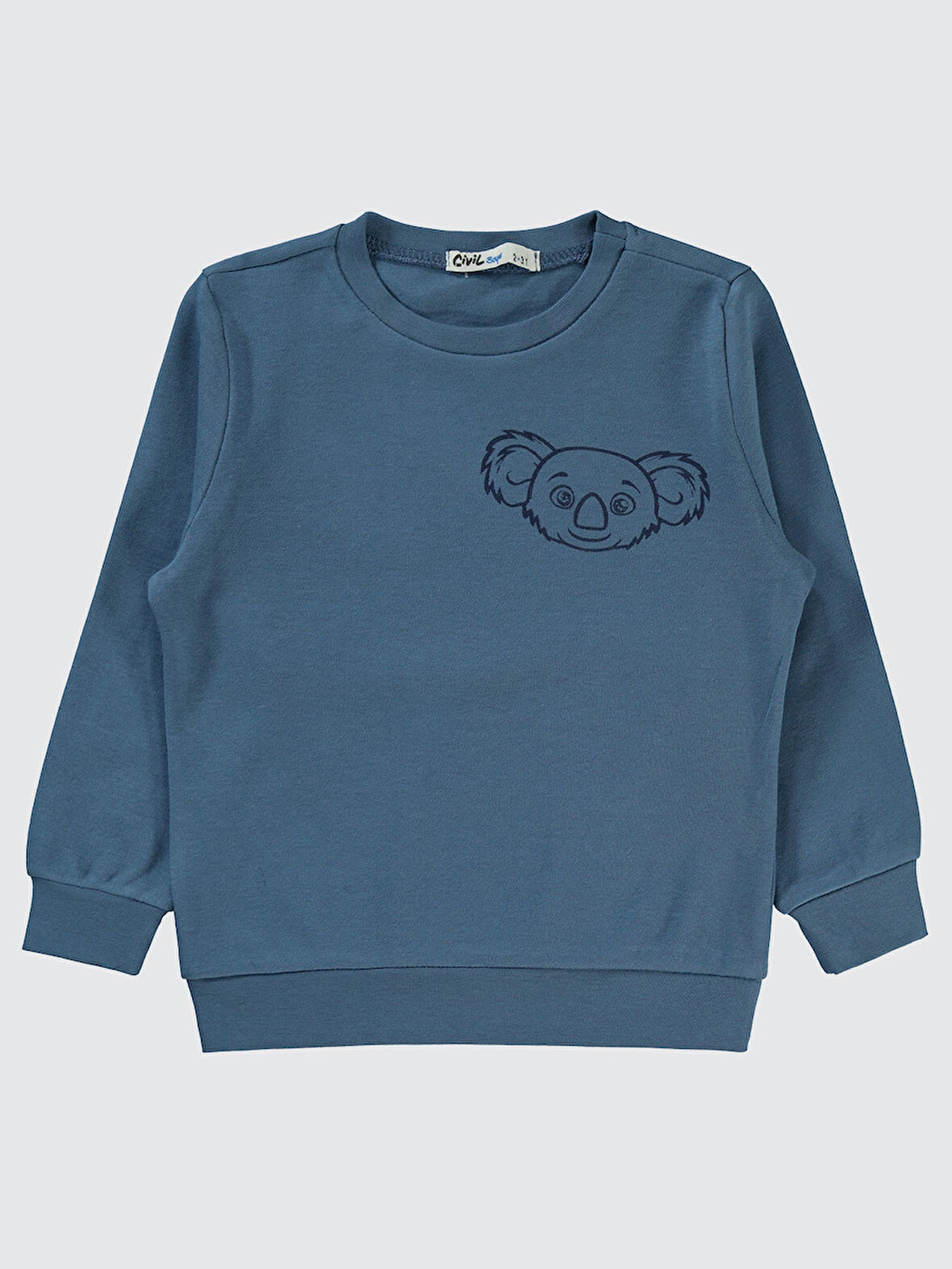 Civil Boys Erkek Çocuk Sweatshirt 2-5 Yaş İndigo