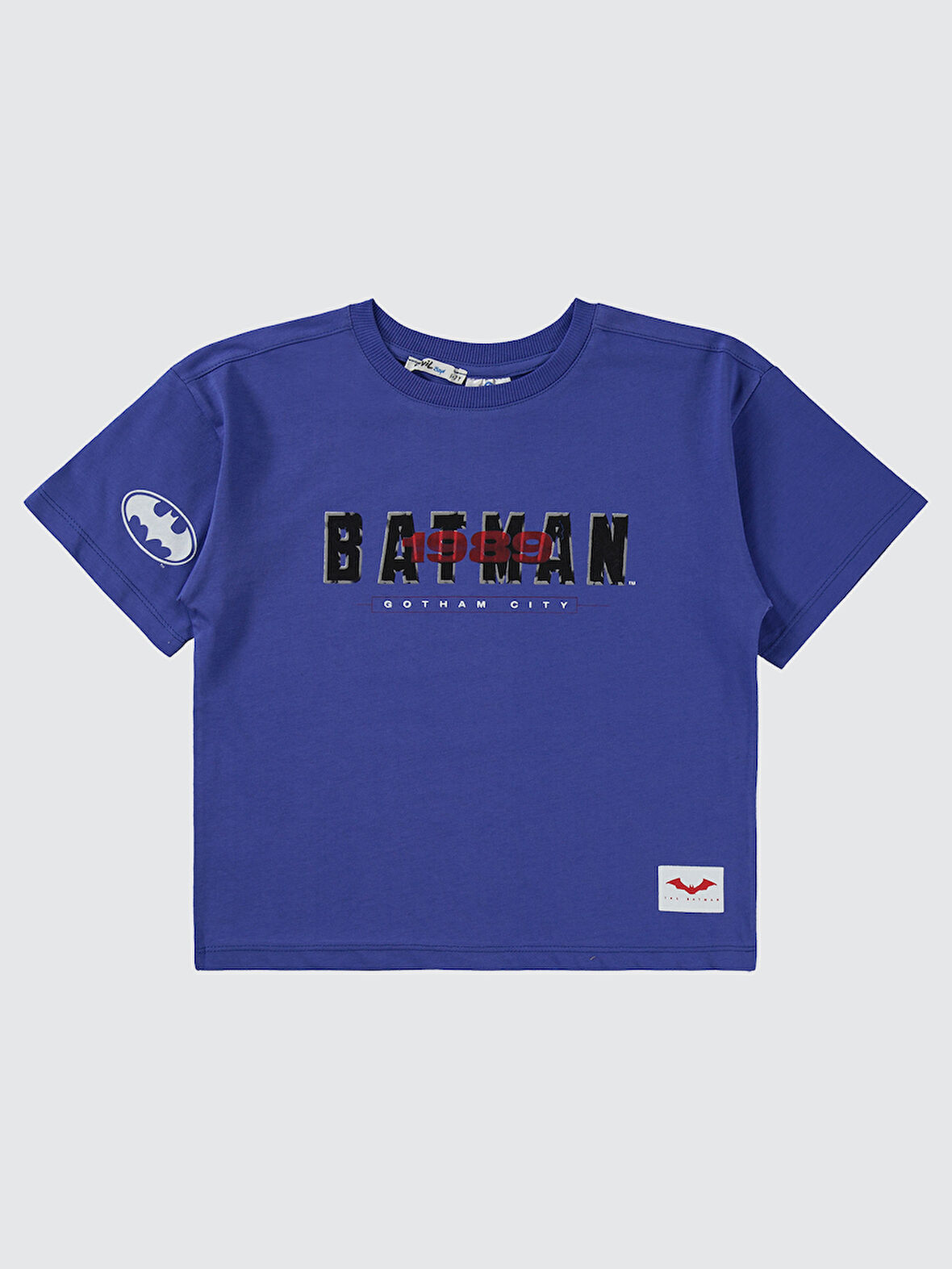 Batman Erkek Çocuk Tişört 6-9 Yaş Saks