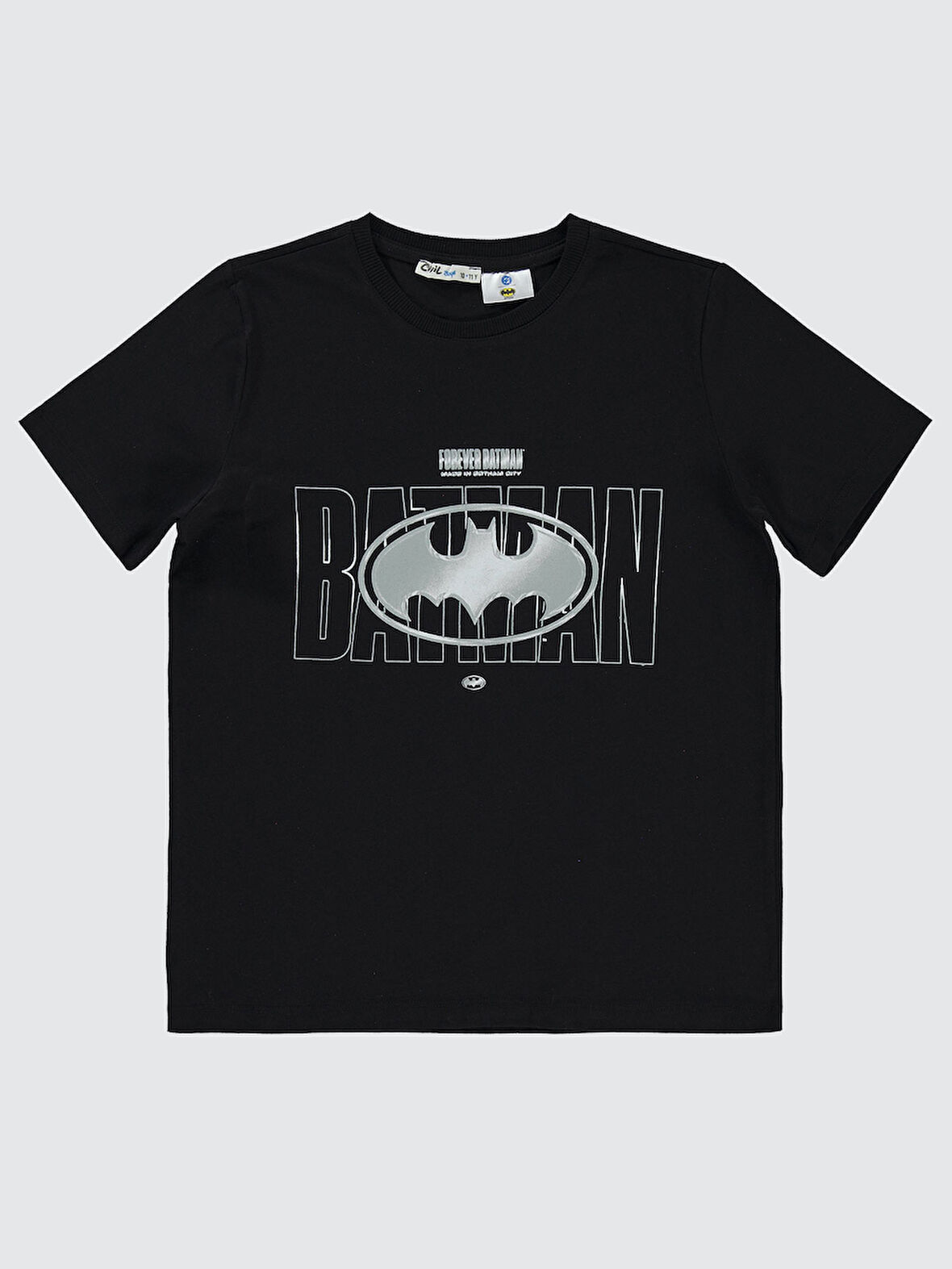 Batman Erkek Çocuk Tişört 10-13 Yaş Siyah