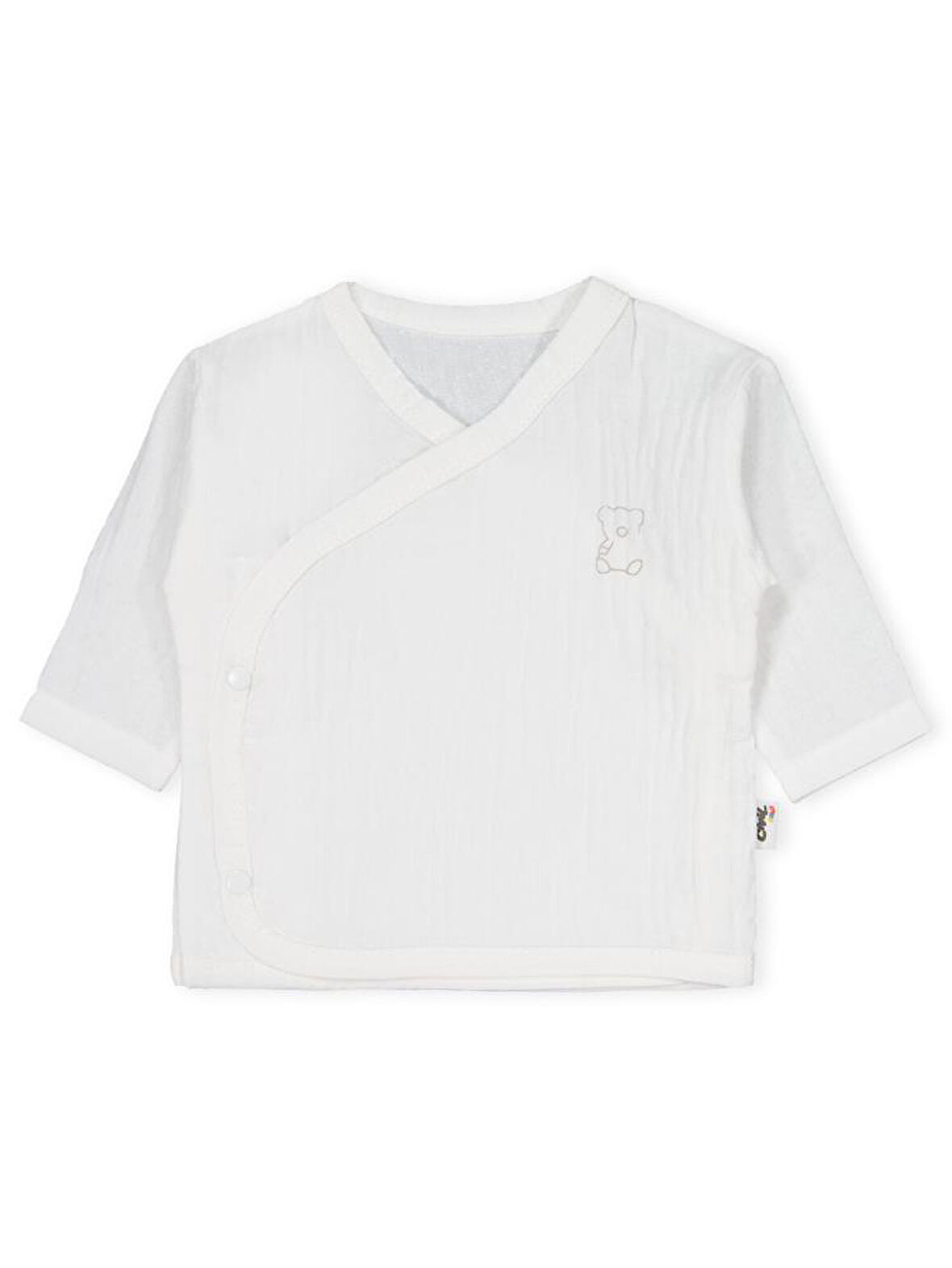 Civil Baby Ayıcık Baskılı Zıbın Takımları - Ekru 0-1 Ay