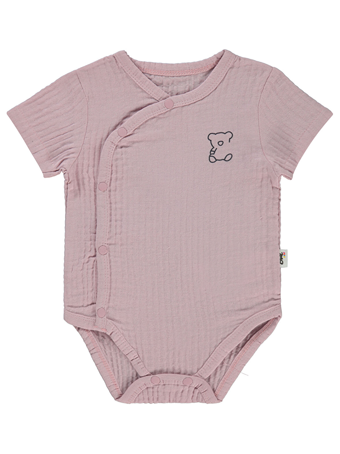 Civil Baby Bebek Çıtçıtlı Badi 1-18 Ay Pembe