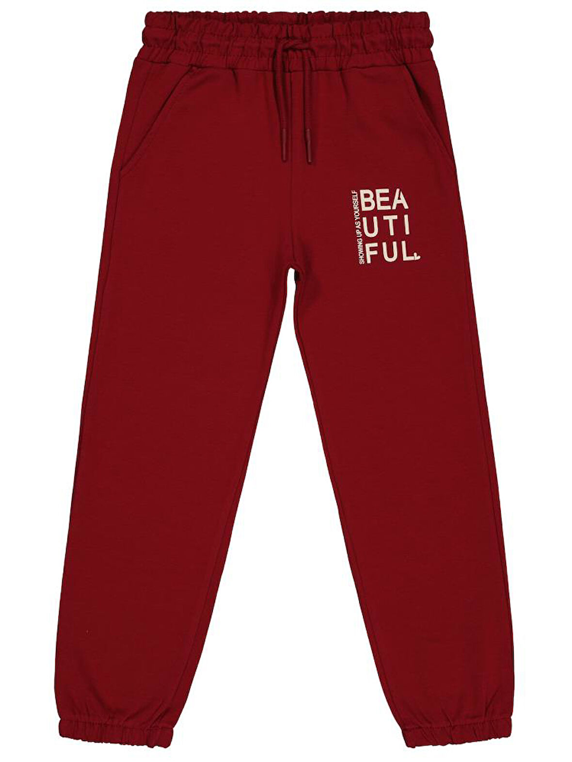 Civil Girls Basic 6-9 Yaş Eşofman Altı - Bordo 6-7 Yaş