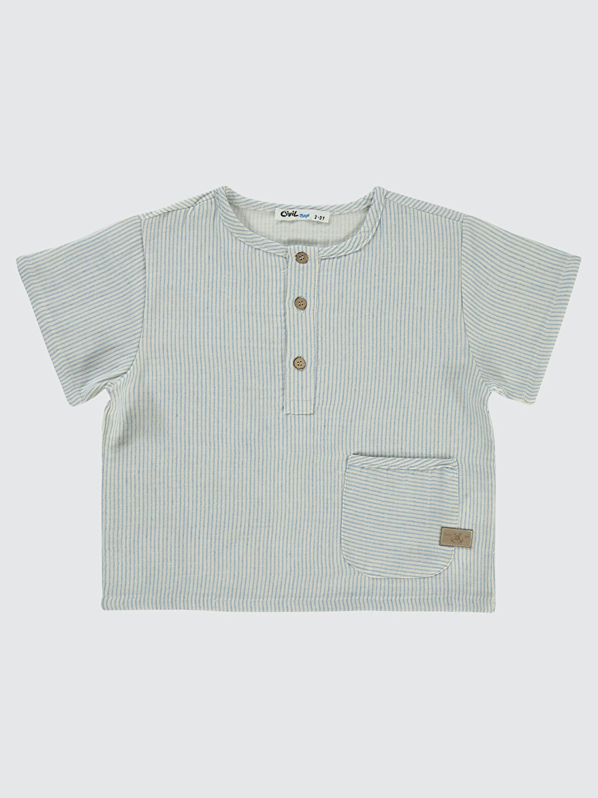 Civil Boys Erkek Çocuk Gömlek 2-5 Yaş Mavi