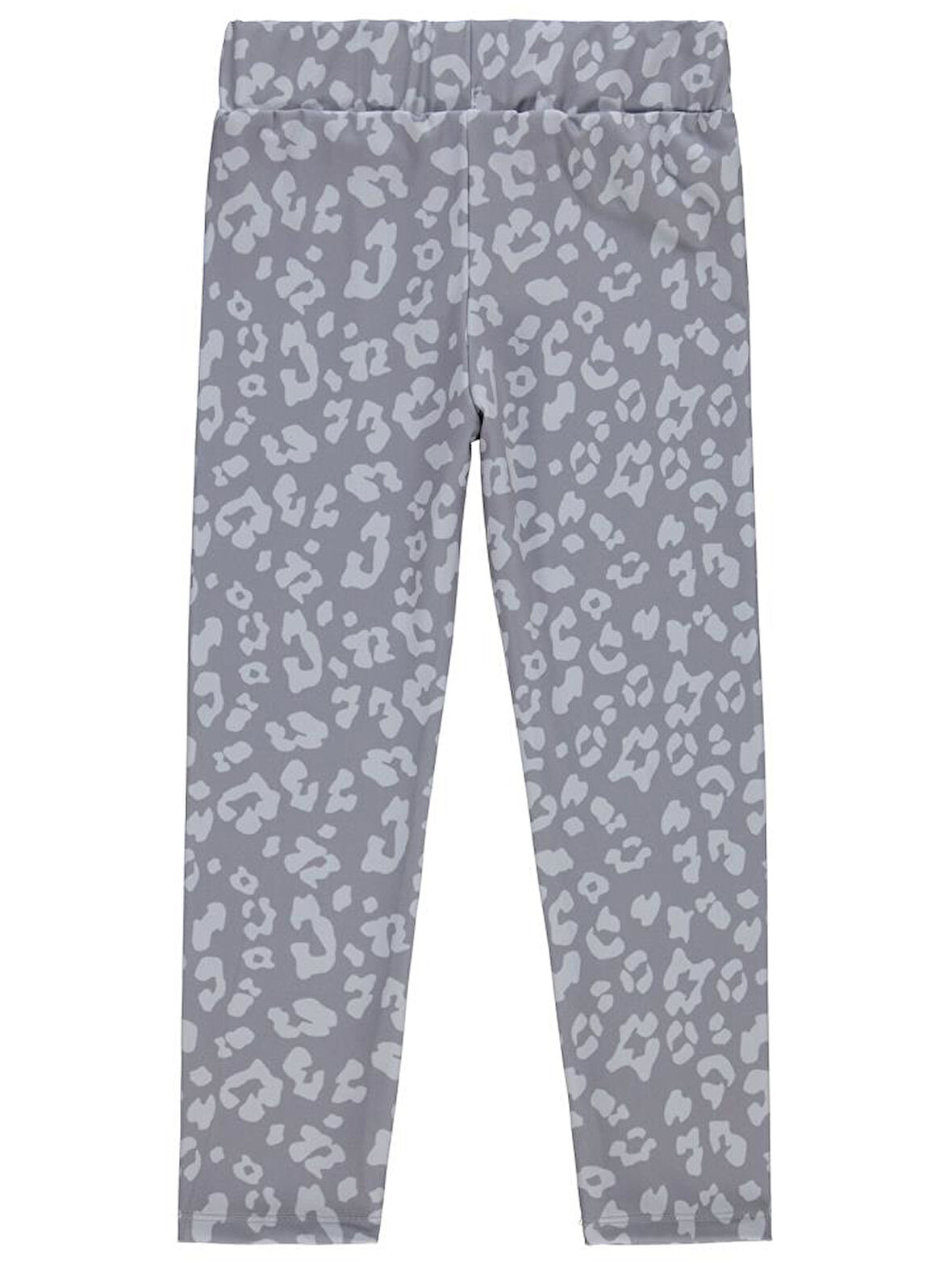 Civil Girls Leopar 6-9 Yaş Tayt - Gri 9-10 Yaş