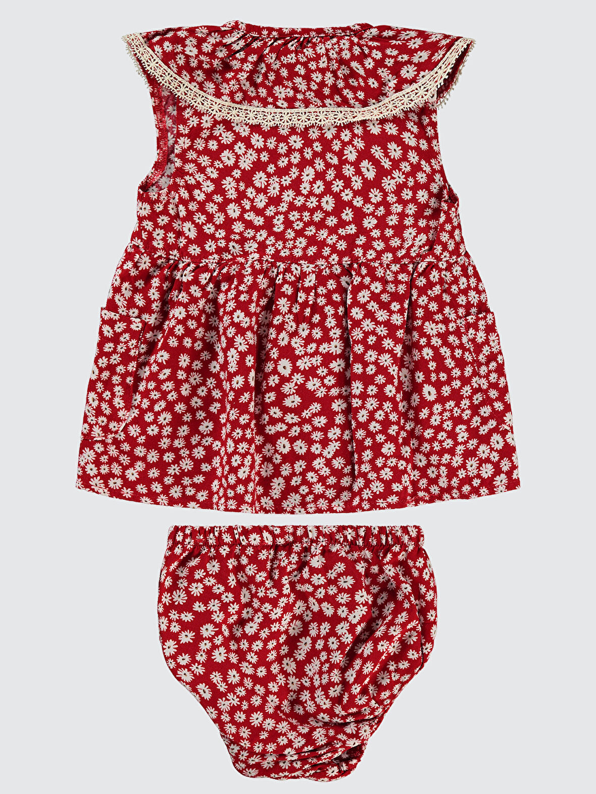 Civil Baby Kız Bebek Elbise 6-18 Ay Kırmızı