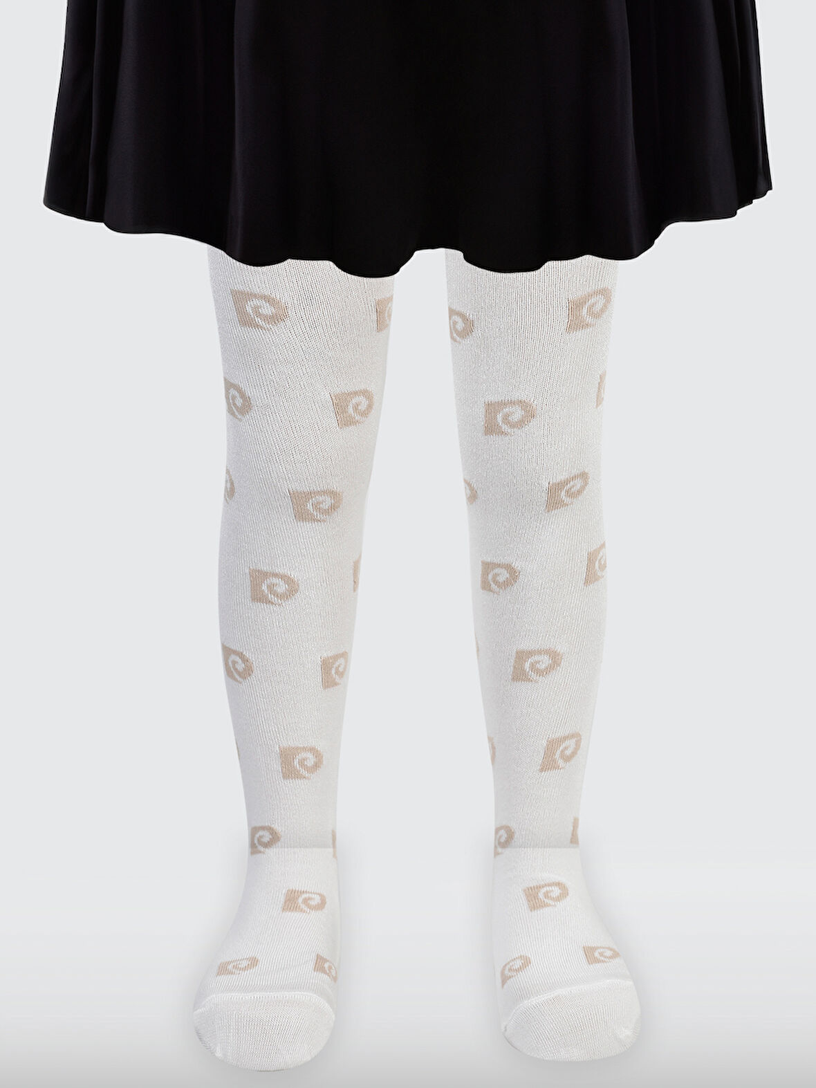 Pierre Cardin Kız Çocuk Külotlu Çorap 3-11 Yaş Ekru