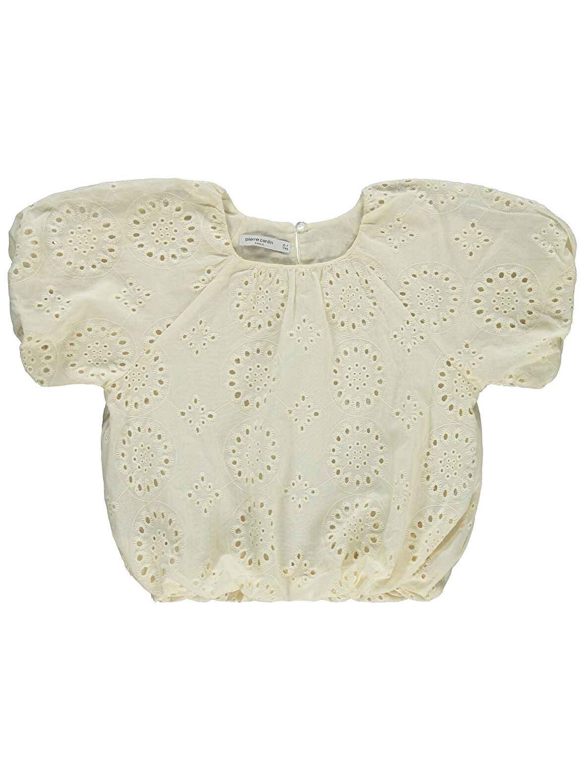 Pierre Cardin Kız Çocuk Gömlek 6-9 Yaş Ekru