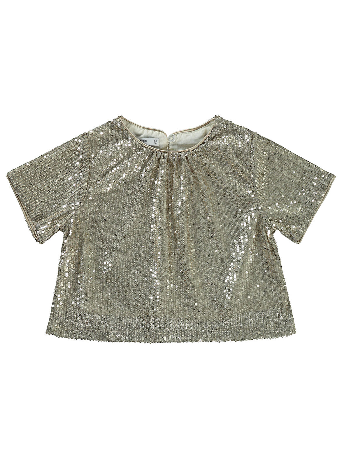 Pierre Cardin Kız Çocuk Gömlek 6-9 Yaş Gümüş