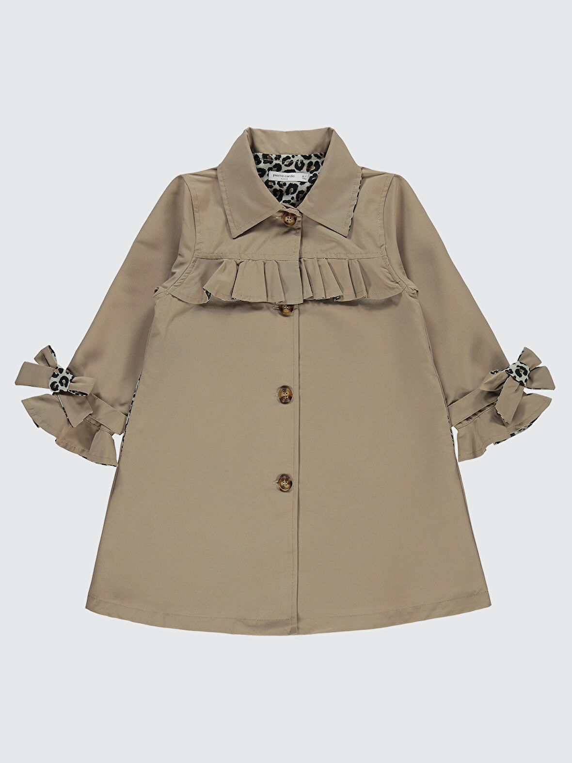 Pierre Cardin Kız Çocuk Ceket 10-12 Yaş Bej
