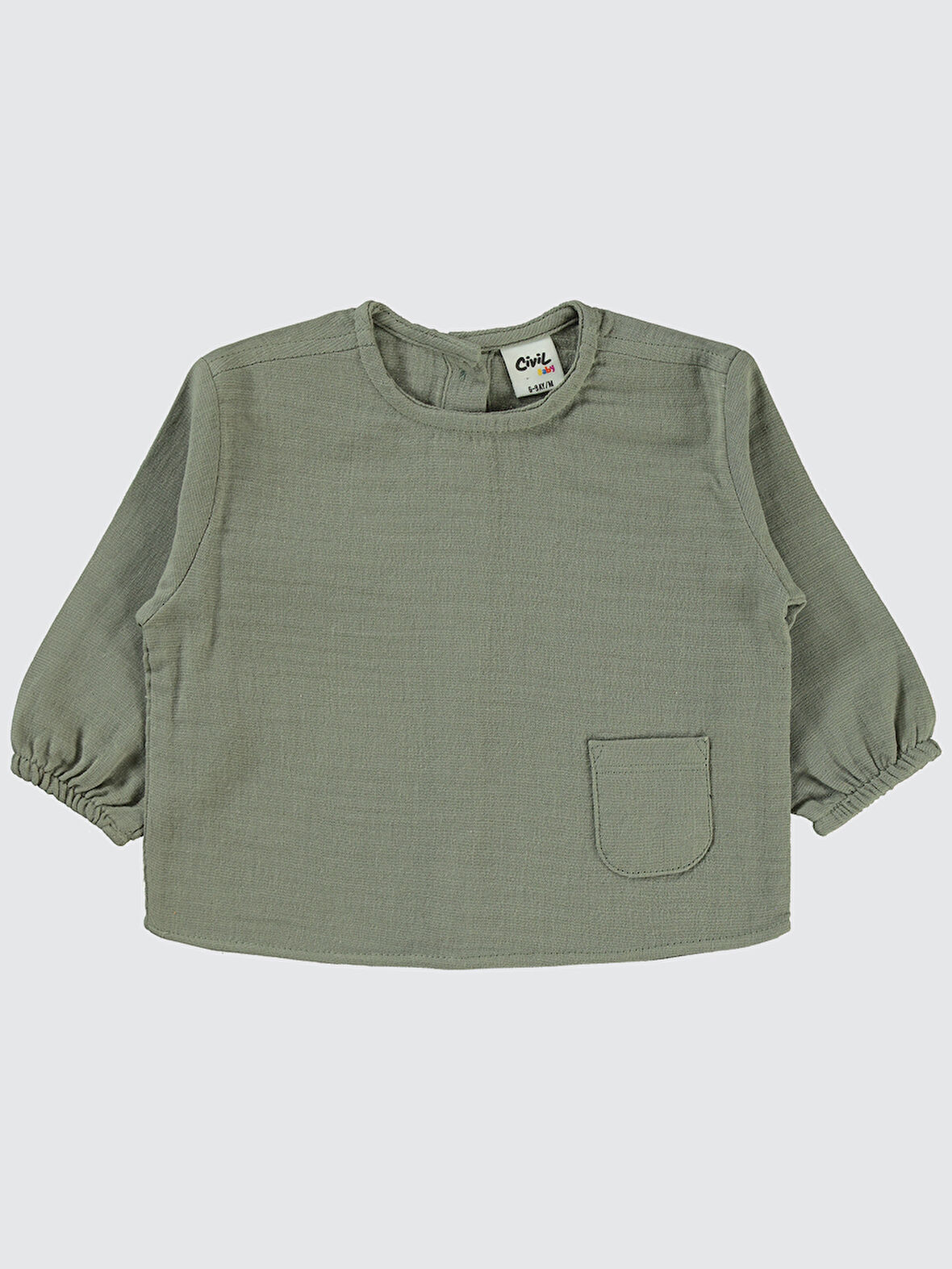 Civil Baby Erkek Bebek Gömlek 6-18 Ay Haki