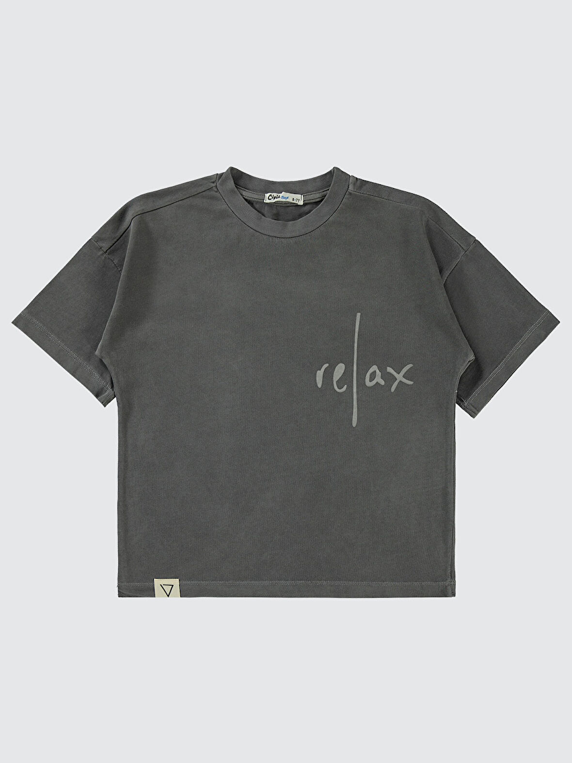 Civil Boys Erkek Çocuk Tişört 6-9 Yaş Antrasit