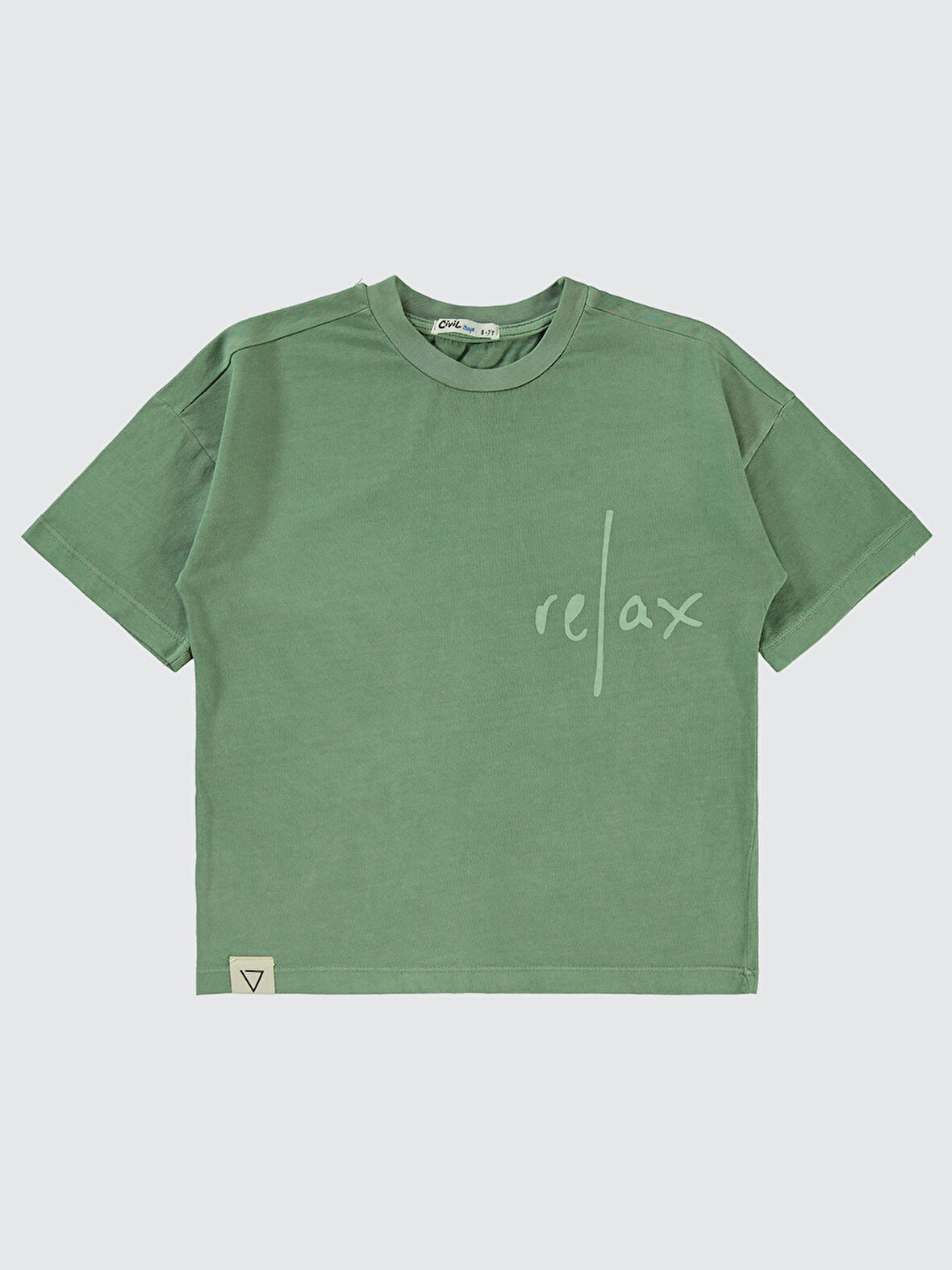 Civil Boys Erkek Çocuk Tişört 6-9 Yaş Haki