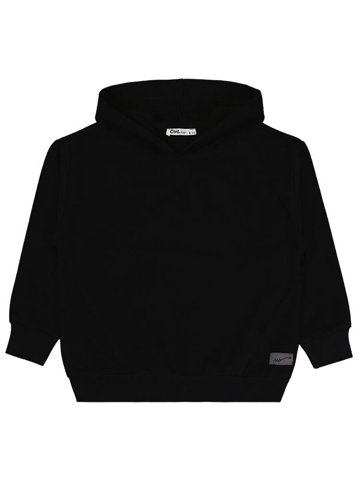 Civil Boys No Etiketli 6-9 Yaş Kapüşonlu  Sweatshırt - Siyah9-10 Yaş