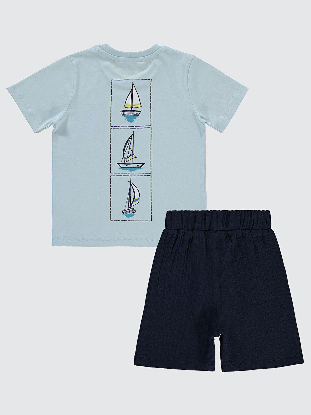 Civil Boys Erkek Çocuk Kaprili Takım 2-5 Yaş Buz Mavi