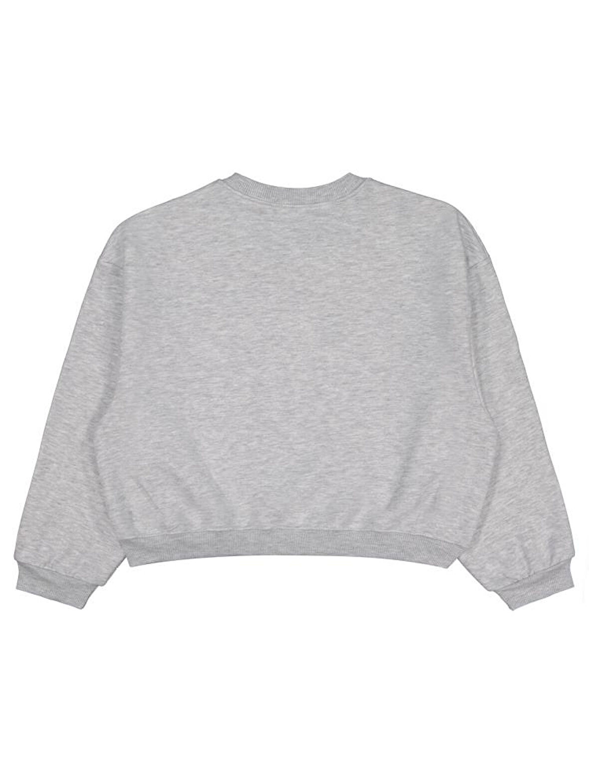 Civil Girls Düz 10-13 Yaş Sweatshirt - Gri10-11 Yaş