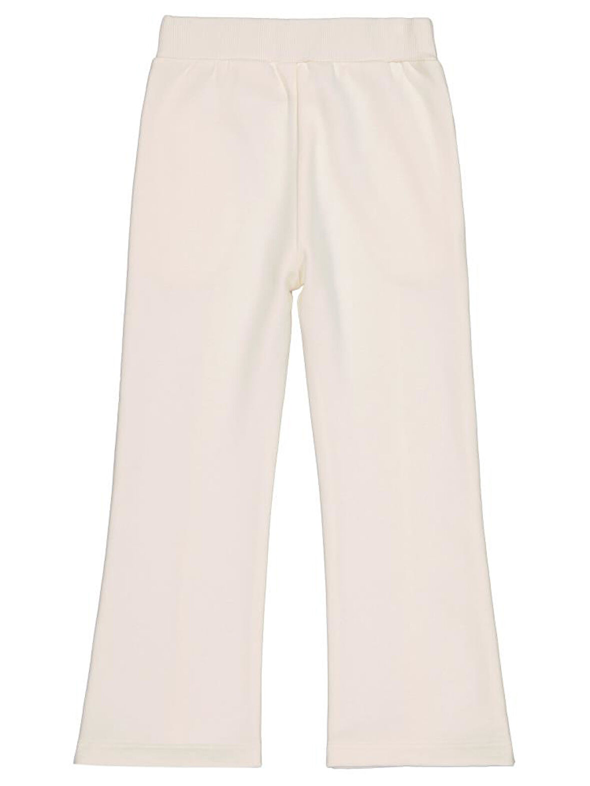 Civil Girls Düz 6-9 Yaş Eşofman Altı - Ekru 8-9 Yaş