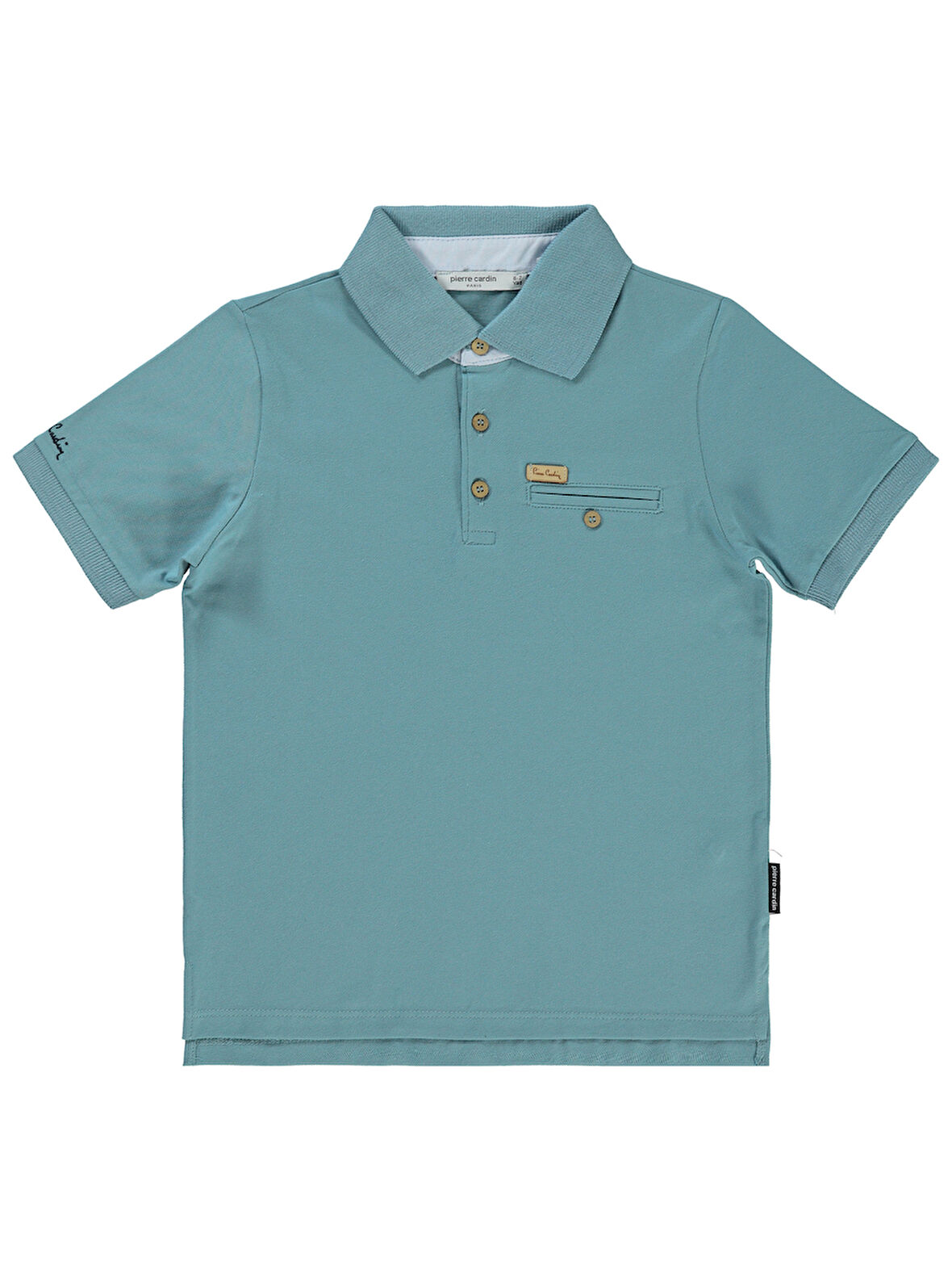 Pierre Cardin Erkek Çocuk Tişört 6-9 Yaş Buz Mavi