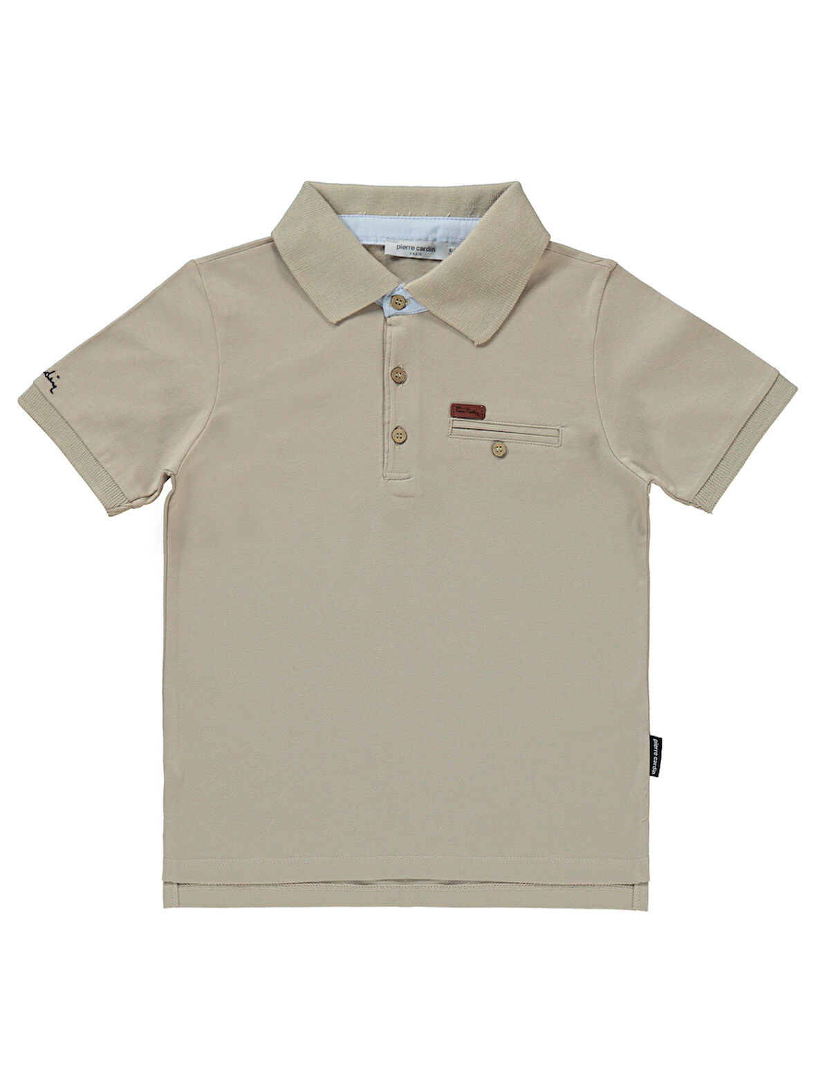 Pierre Cardin Erkek Çocuk Tişört 6-9 Yaş Taş Rengi