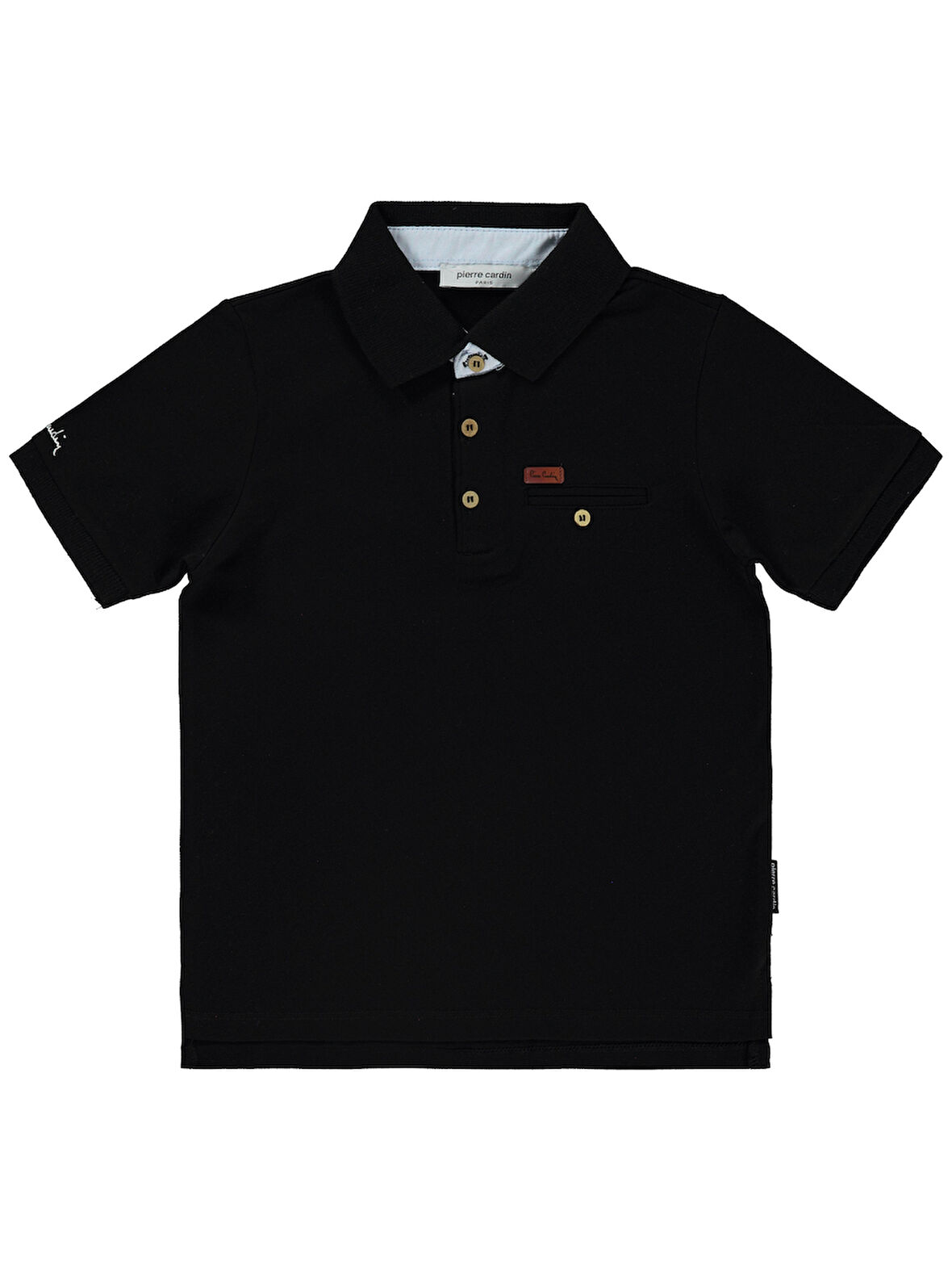 Pierre Cardin Erkek Çocuk Tişört 6-9 Yaş Siyah
