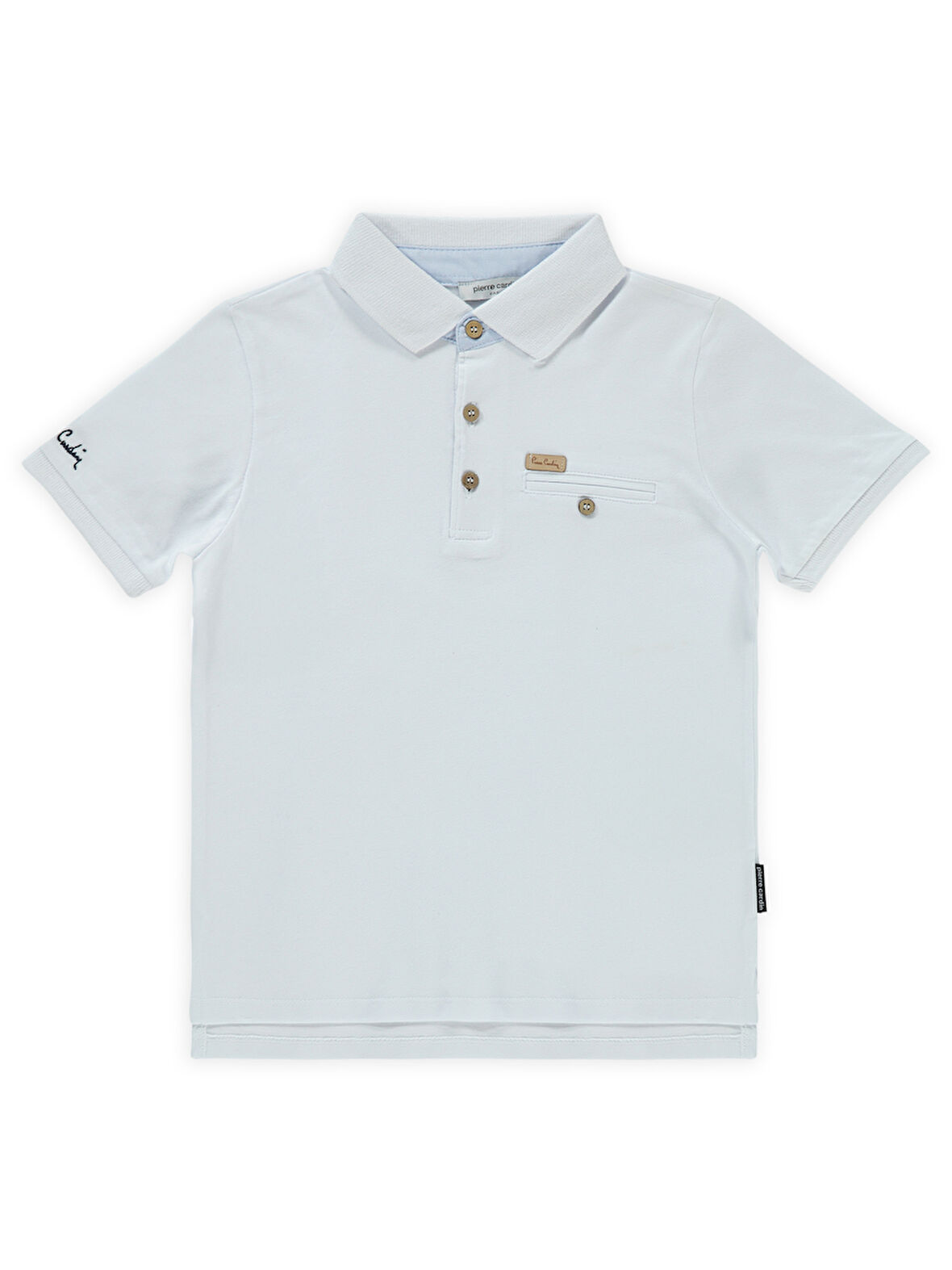 Pierre Cardin Erkek Çocuk Tişört 10-12 Yaş Beyaz