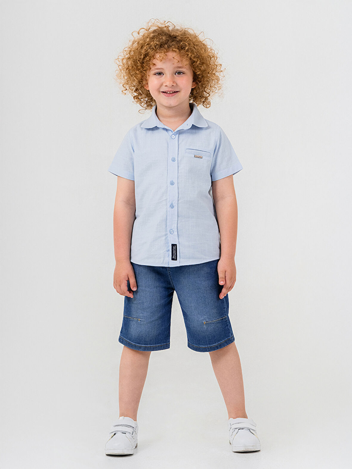 Pierre Cardin Erkek Çocuk Kapri 2-5 Yaş Mavi