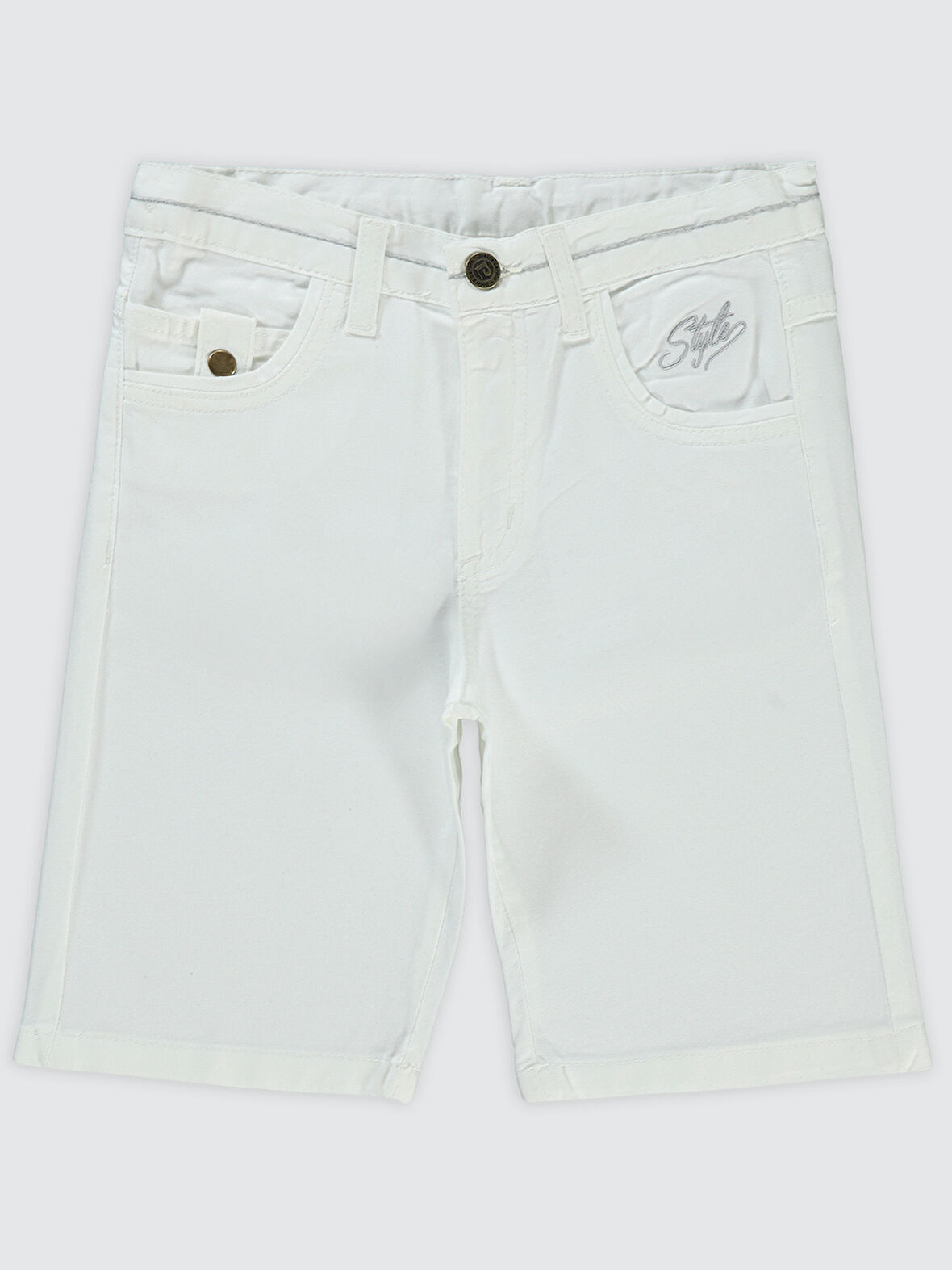 Pierre Cardin Erkek Çocuk Kapri 6-9 Yaş Beyaz