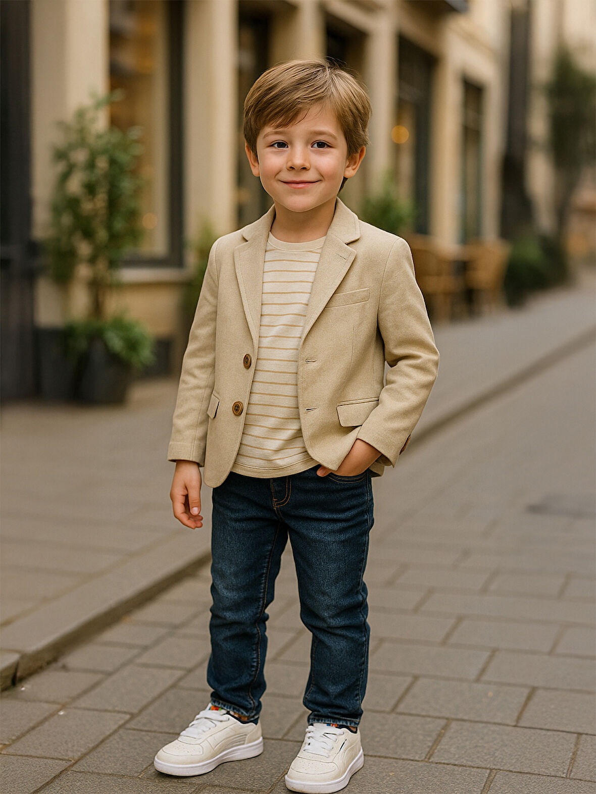 Pierre Cardin Erkek Çocuk Ceket 2-5 Yaş Bej