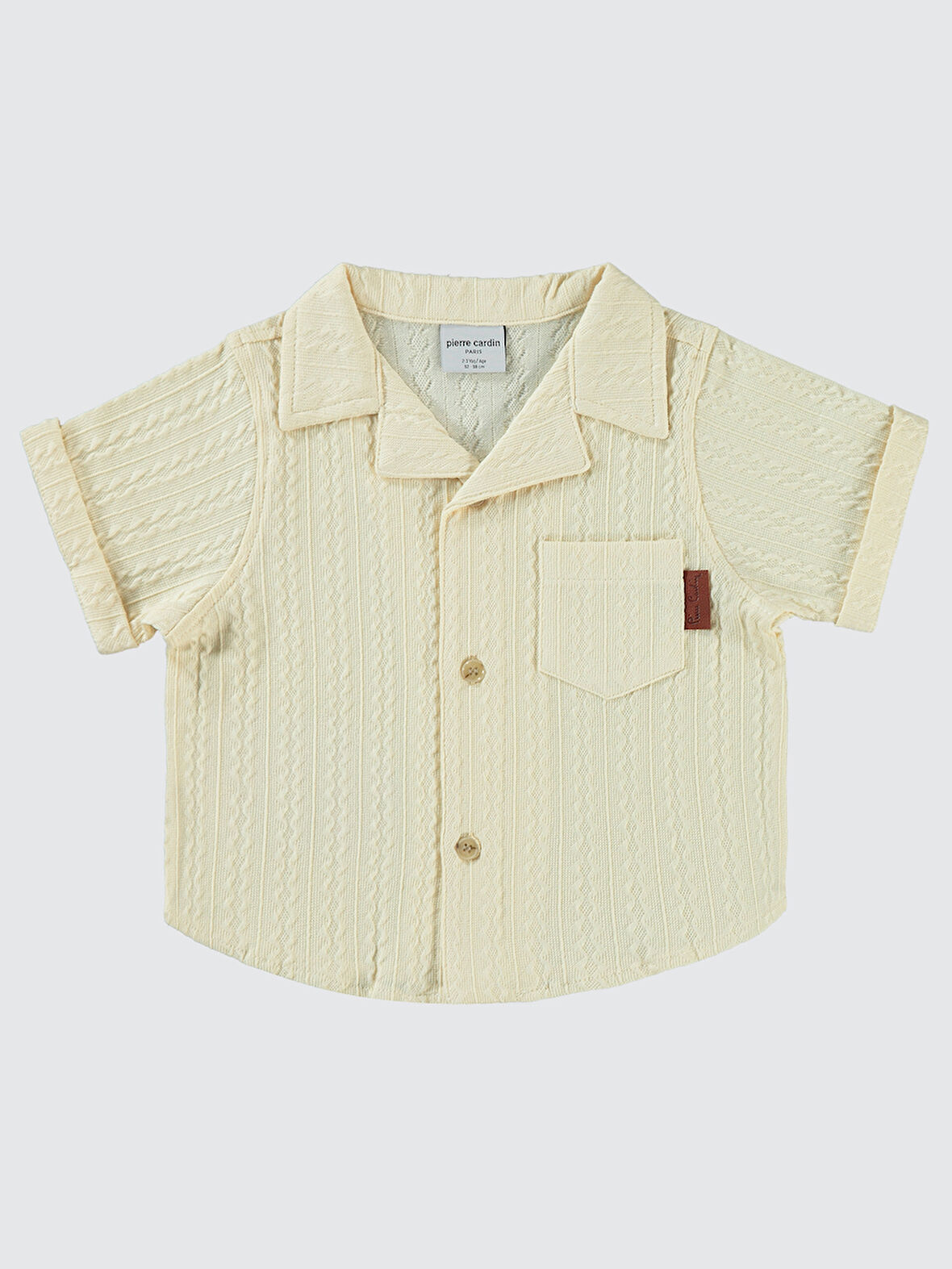 Pierre Cardin Erkek Çocuk Gömlek 2-5 Yaş Taş Rengi