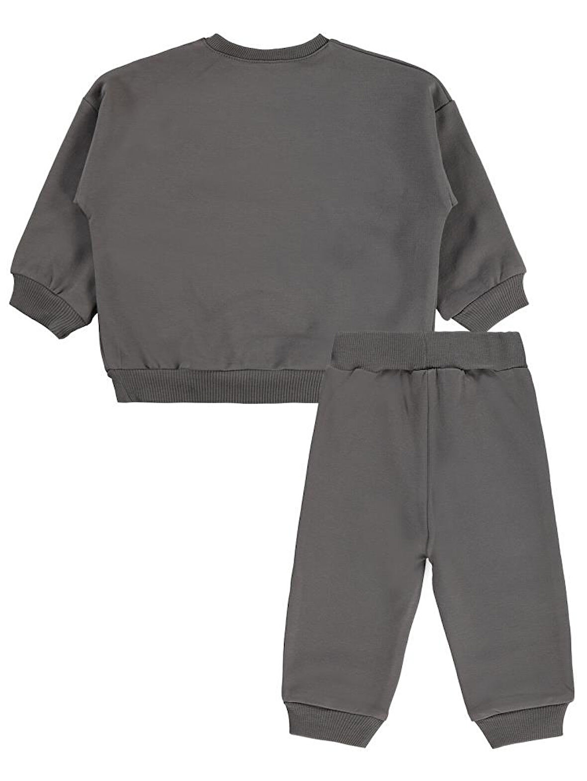 Civil Baby Baskılı 2'li 6-18 Ay Takım - Gri 18-24 Ay