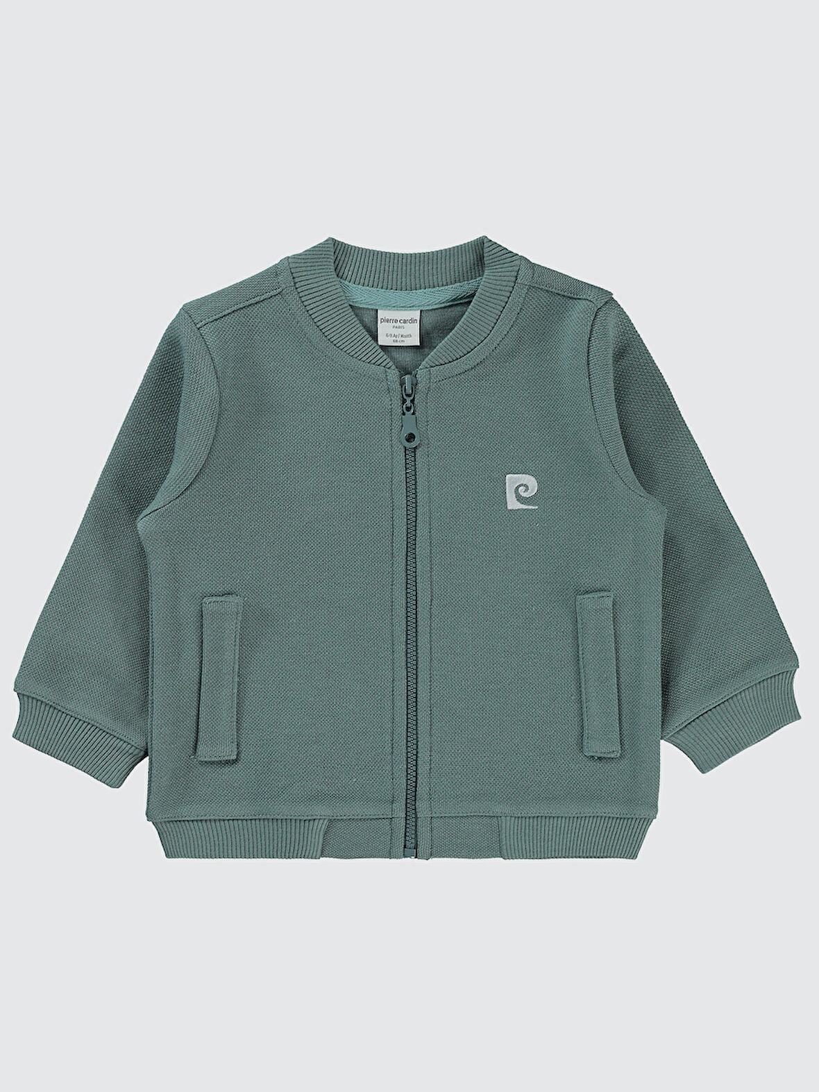 Pierre Cardin Erkek Bebek Hırka 6-18 Ay Soft Petrol