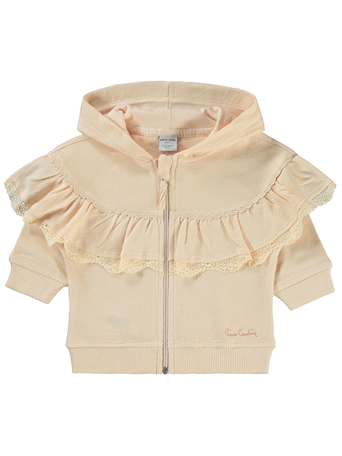 Pierre Cardin Kız Bebek Hırka 6-18 Ay Pudra